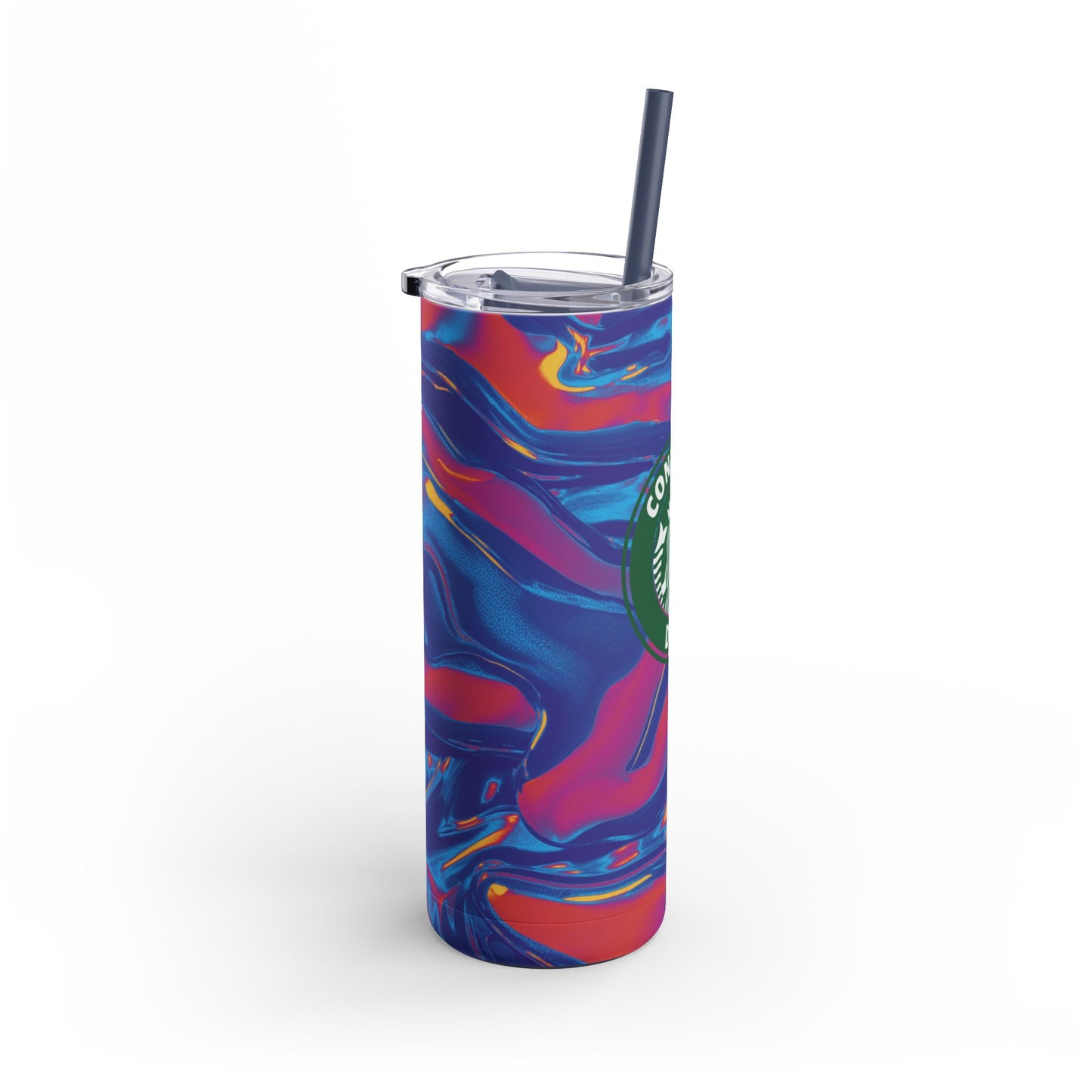 CONTRAST DYE | Skinny Matte Tumbler, 20oz