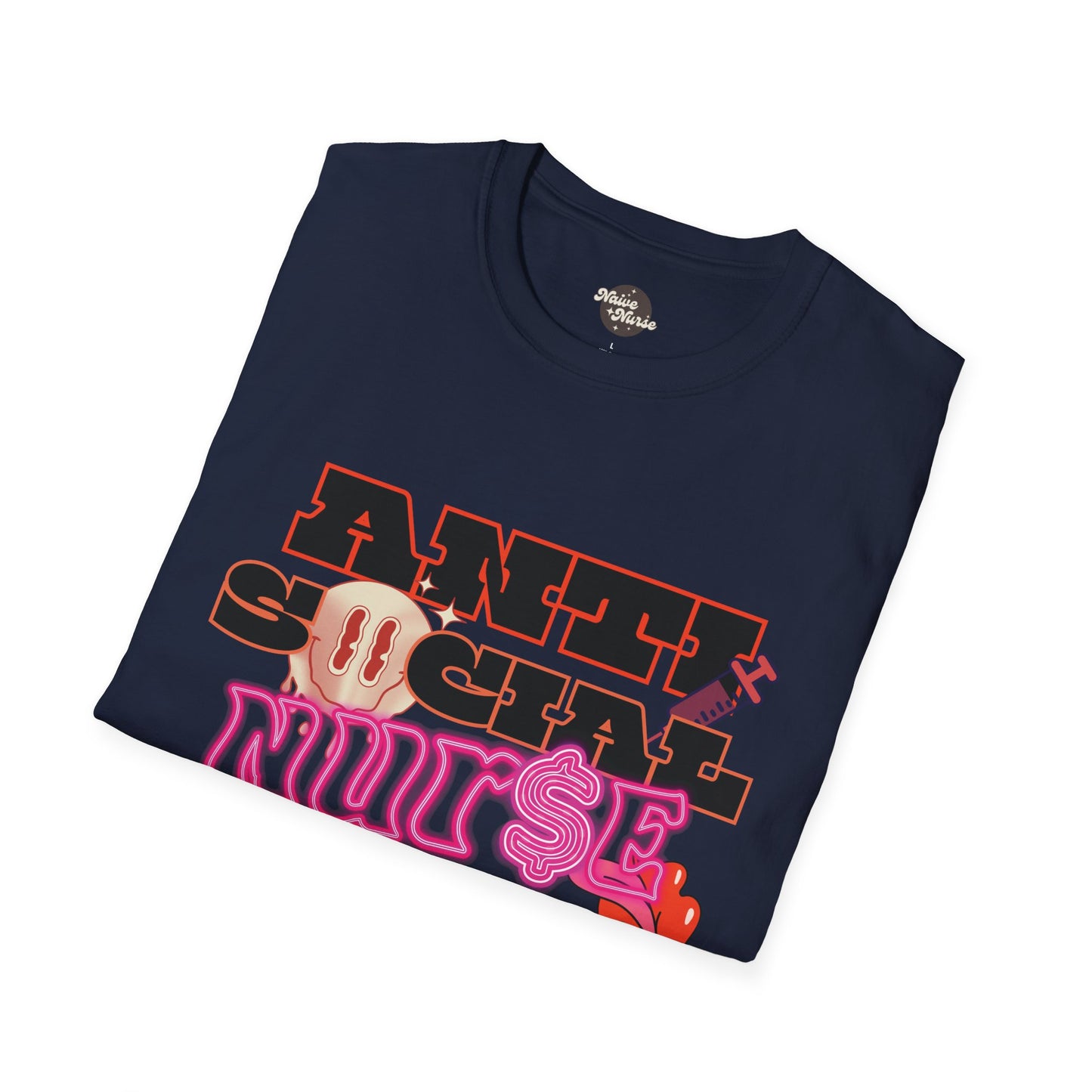 ANTISOCIAL NURSE CLUB | Unisex Softstyle T-Shirt