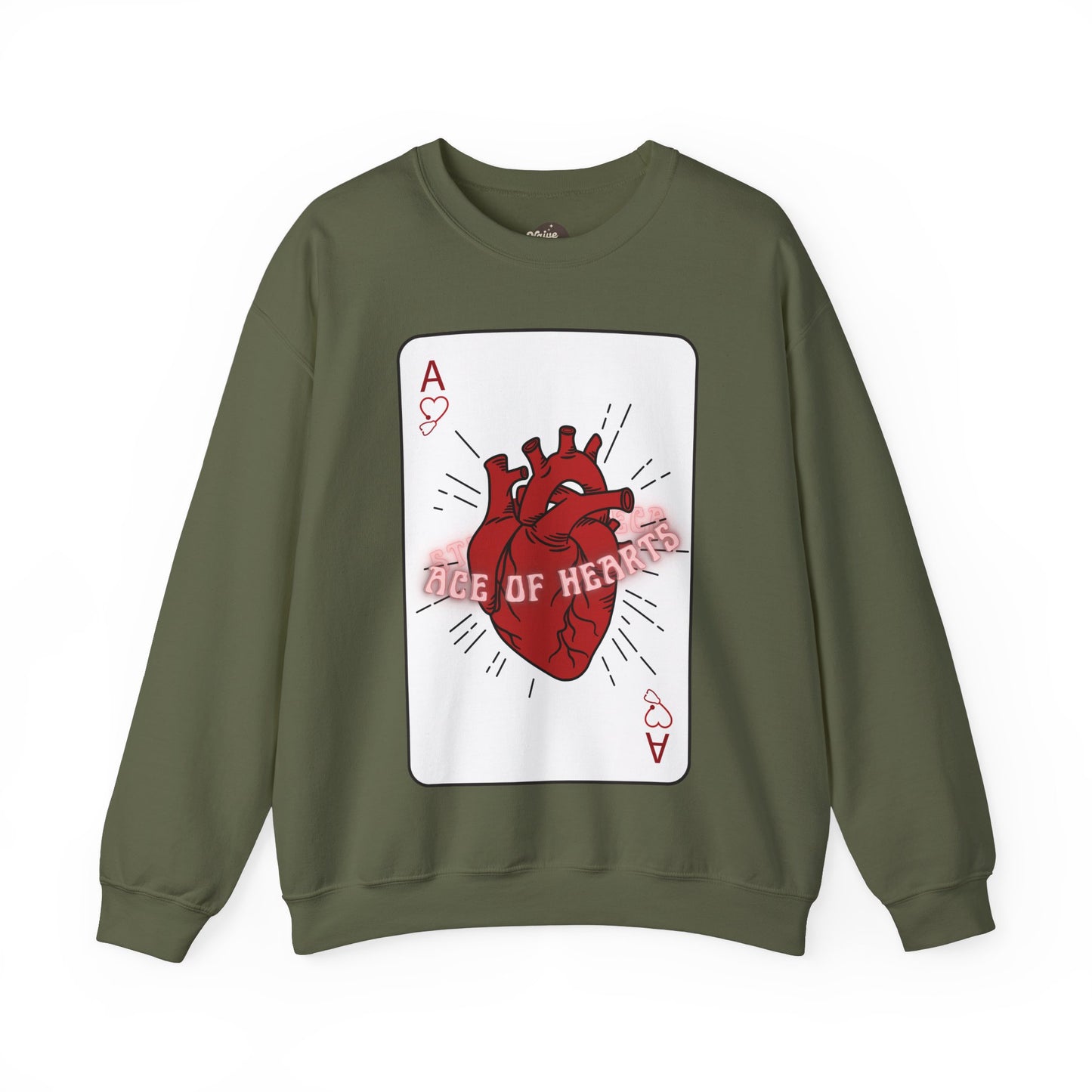 ACE OF HEARTS | Unisex Heavy Blend™ Crewneck Sweatshirt