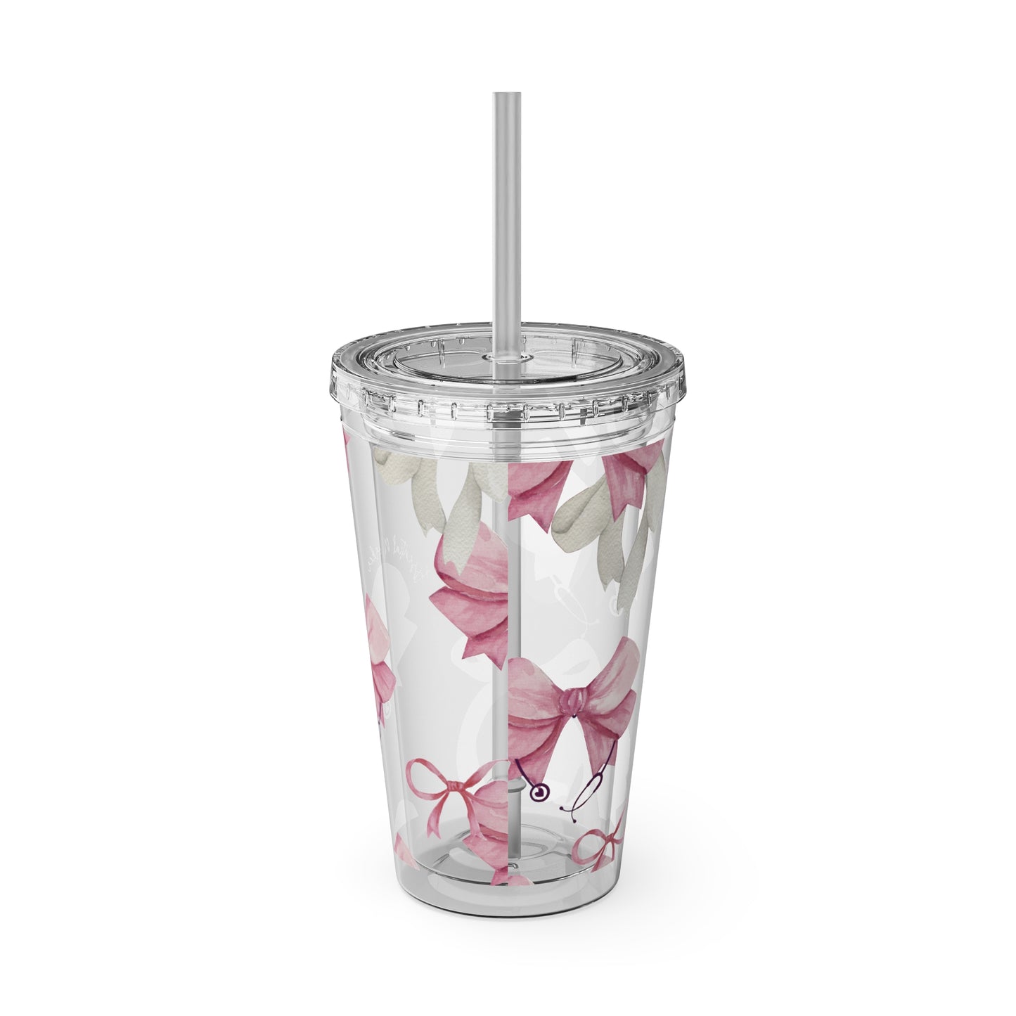 ESSENTIAL BOW | Tumbler with Straw