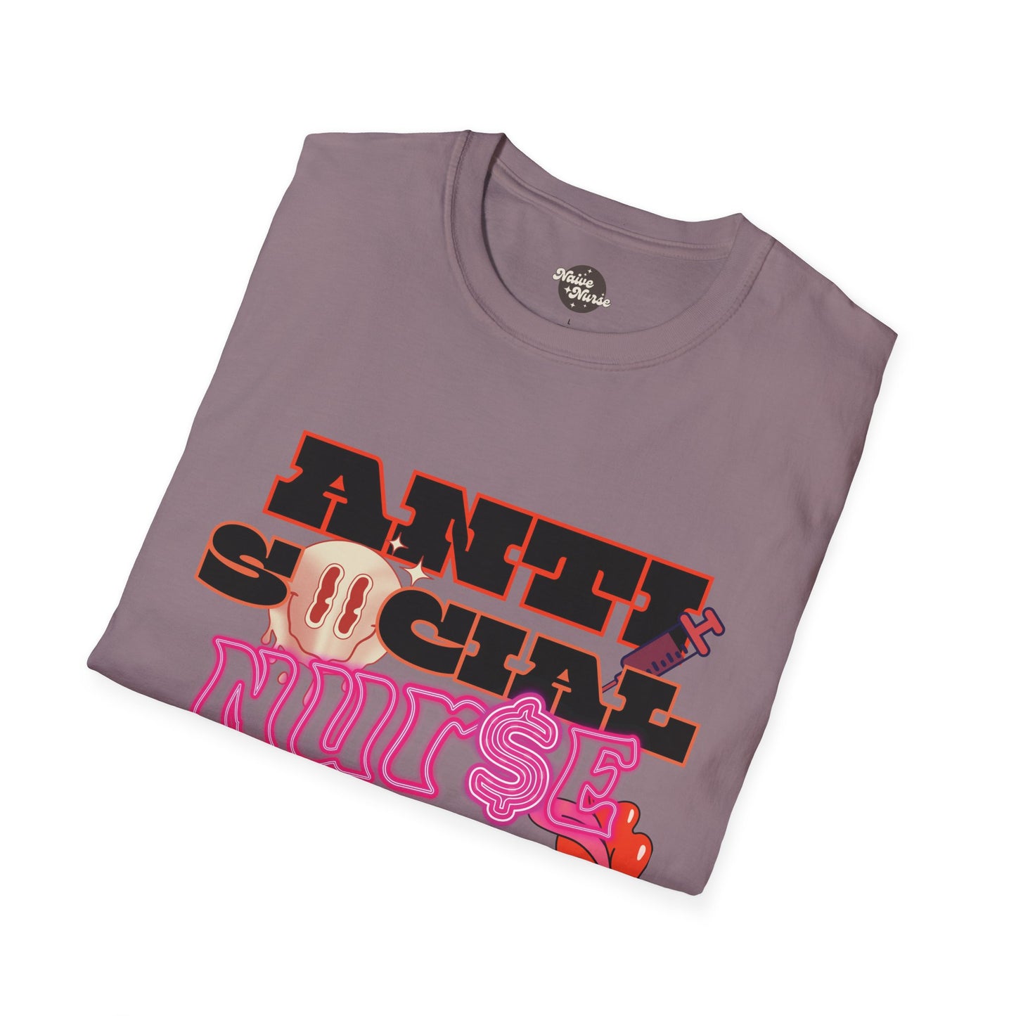 ANTISOCIAL NURSE CLUB | Unisex Softstyle T-Shirt
