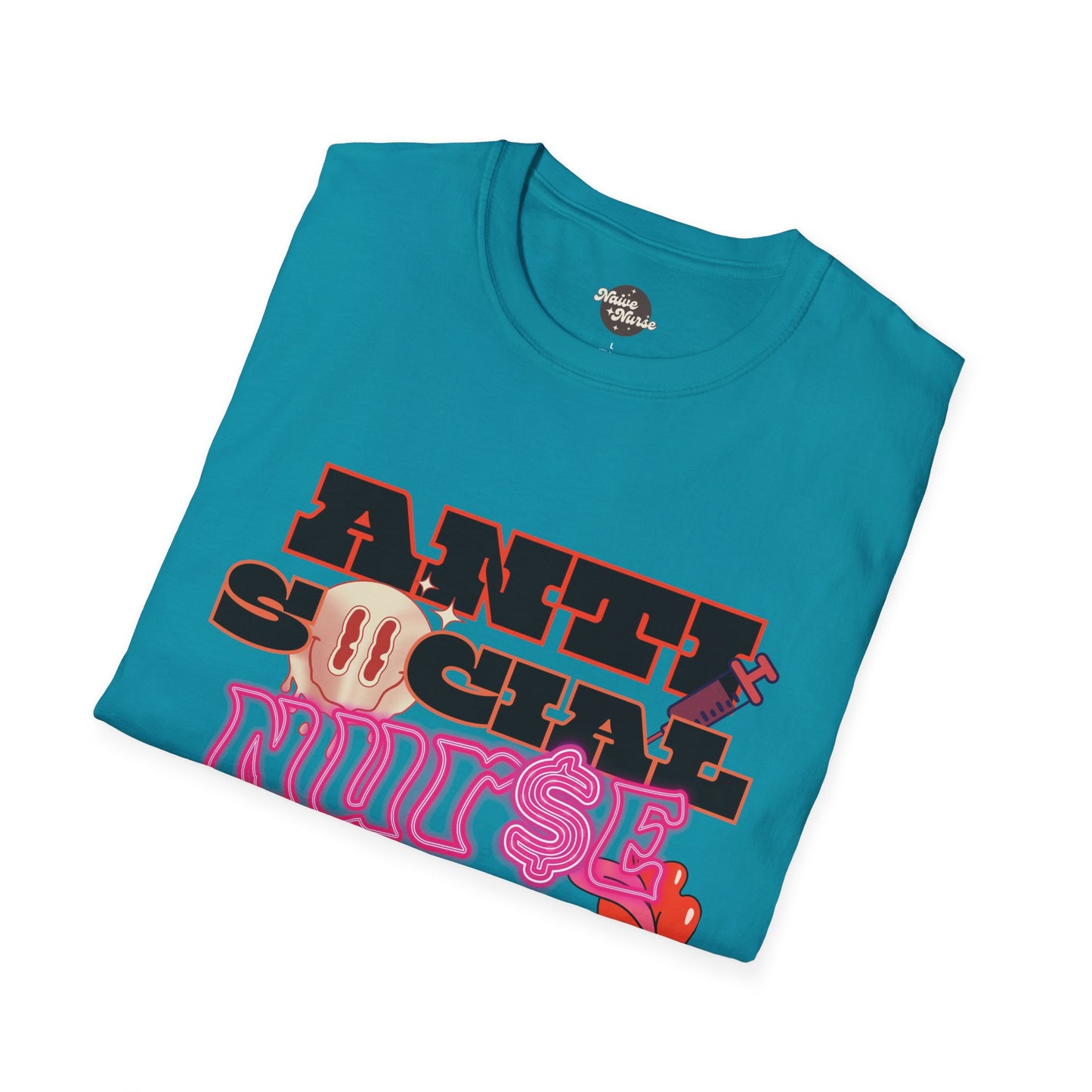ANTISOCIAL NURSE CLUB | Unisex Softstyle T-Shirt
