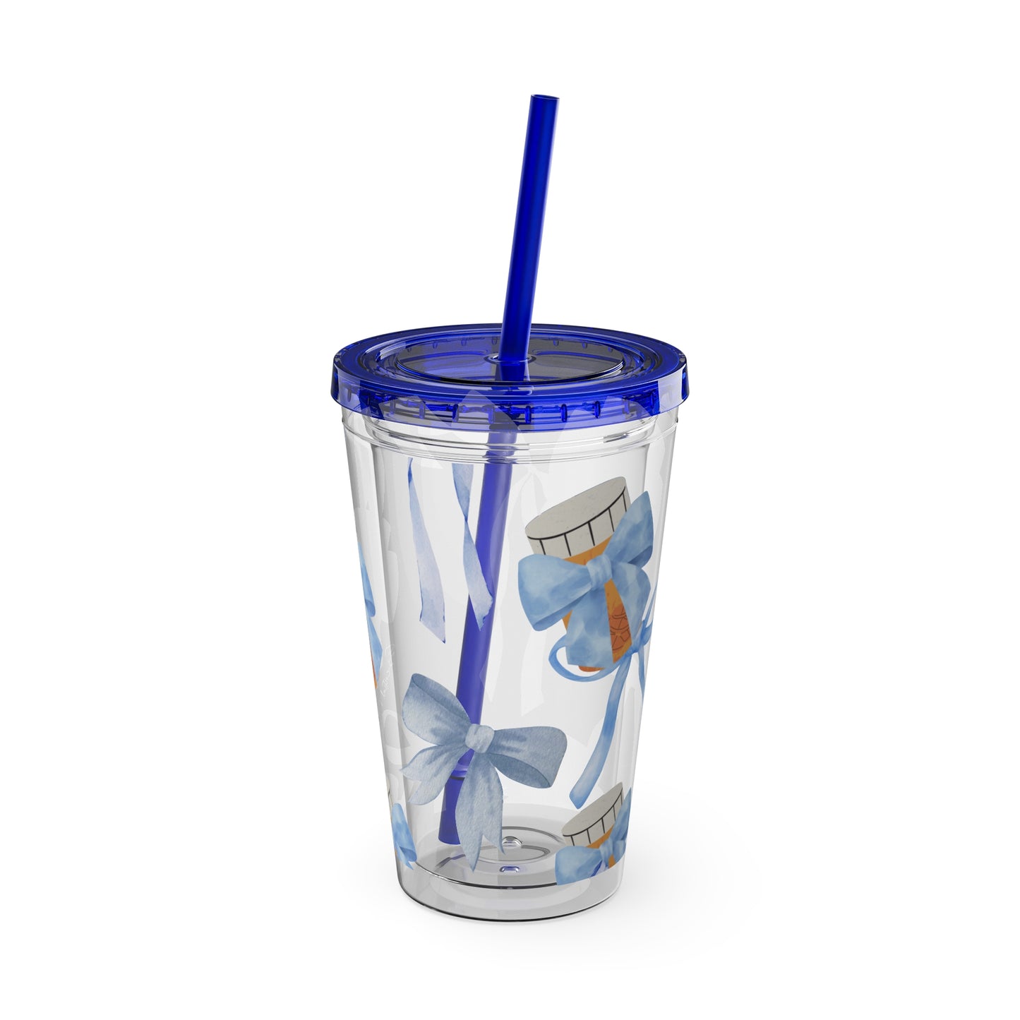 ESSENTIAL BOW (PILL) Tumbler with Straw