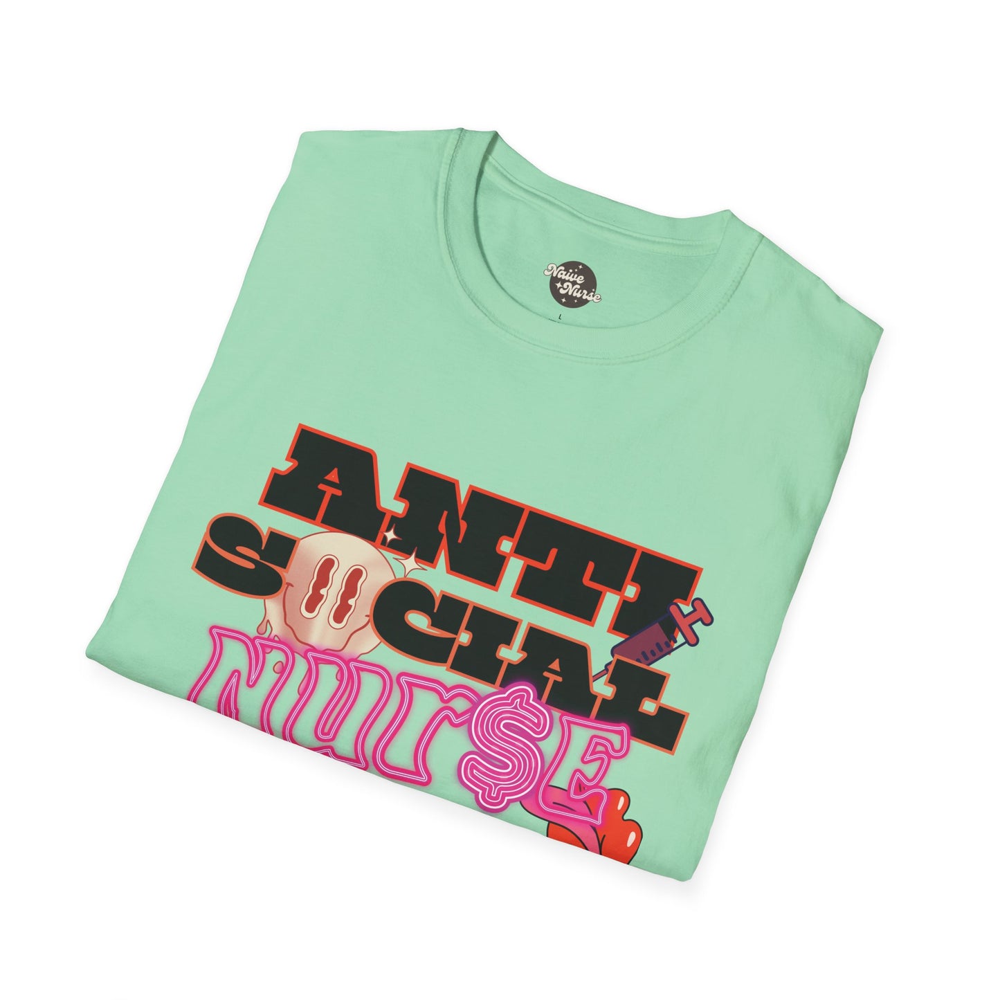 ANTISOCIAL NURSE CLUB | Unisex Softstyle T-Shirt