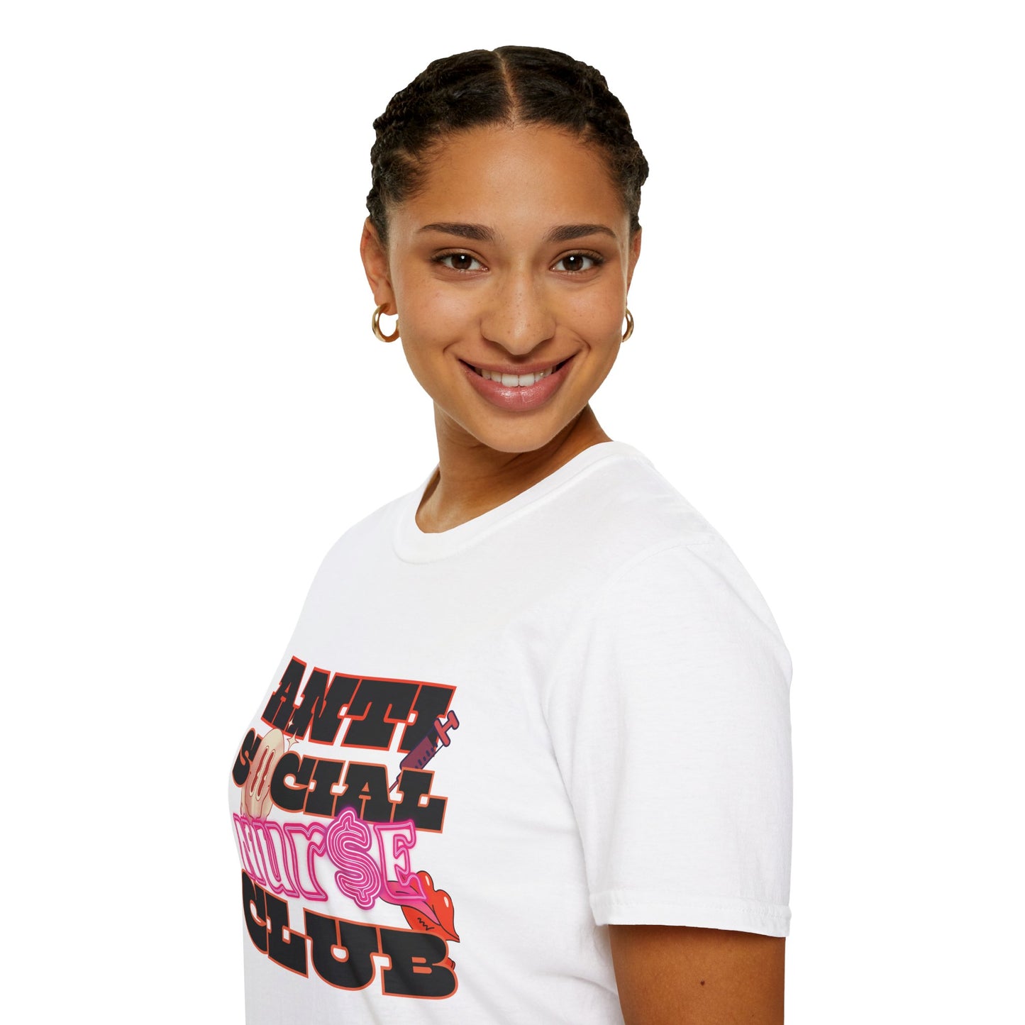 ANTISOCIAL NURSE CLUB | Unisex Softstyle T-Shirt