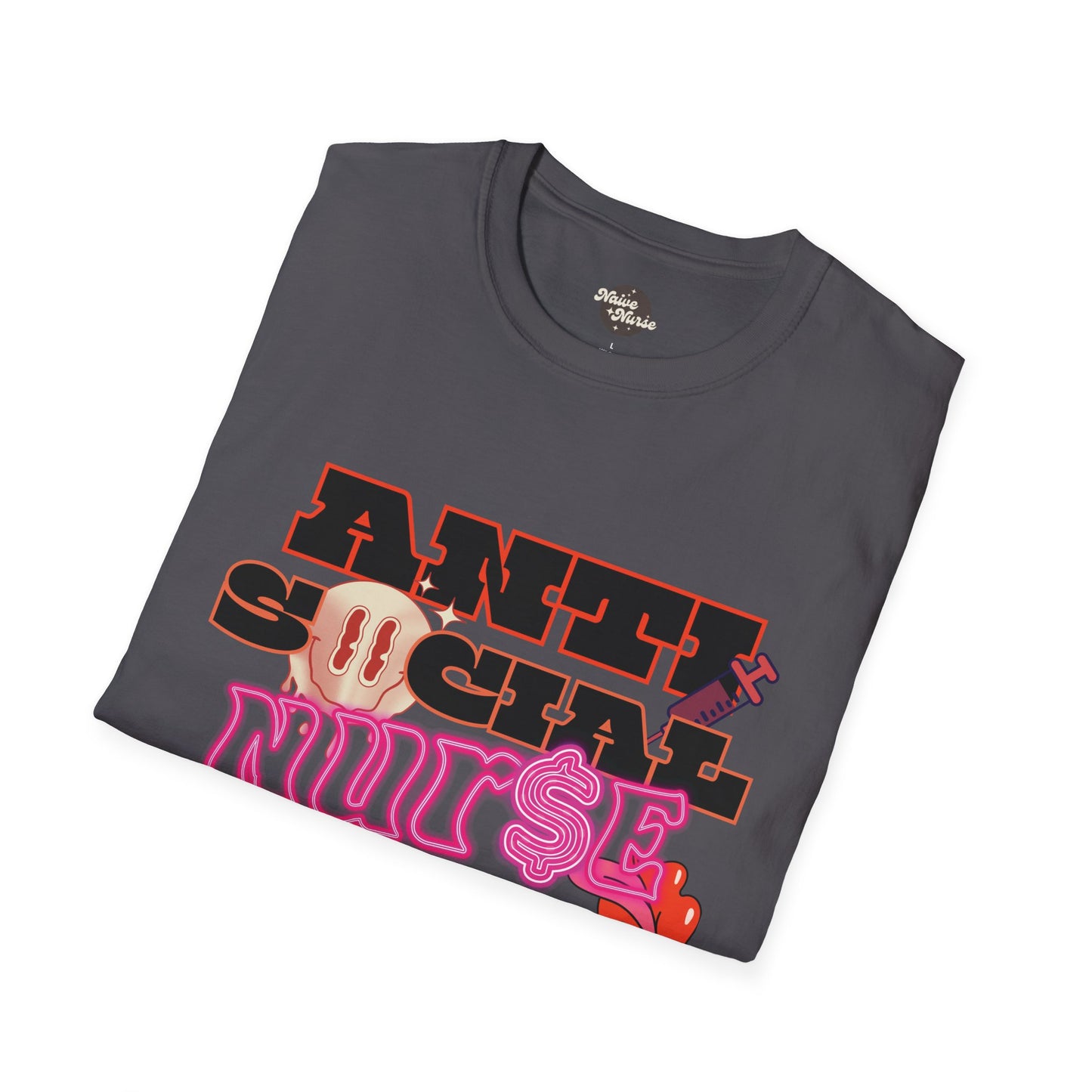 ANTISOCIAL NURSE CLUB | Unisex Softstyle T-Shirt