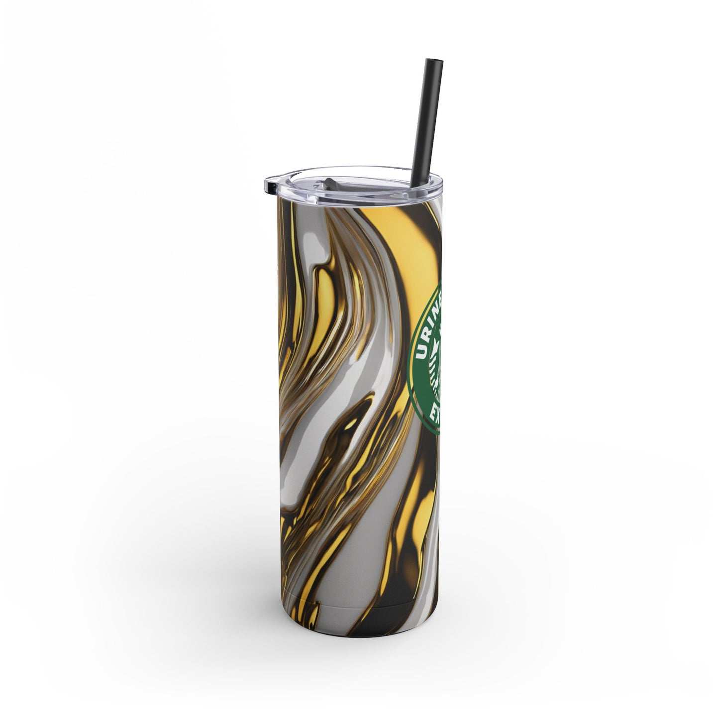 URINE SAMPLE EXCESS | Skinny Matte Tumbler, 20oz