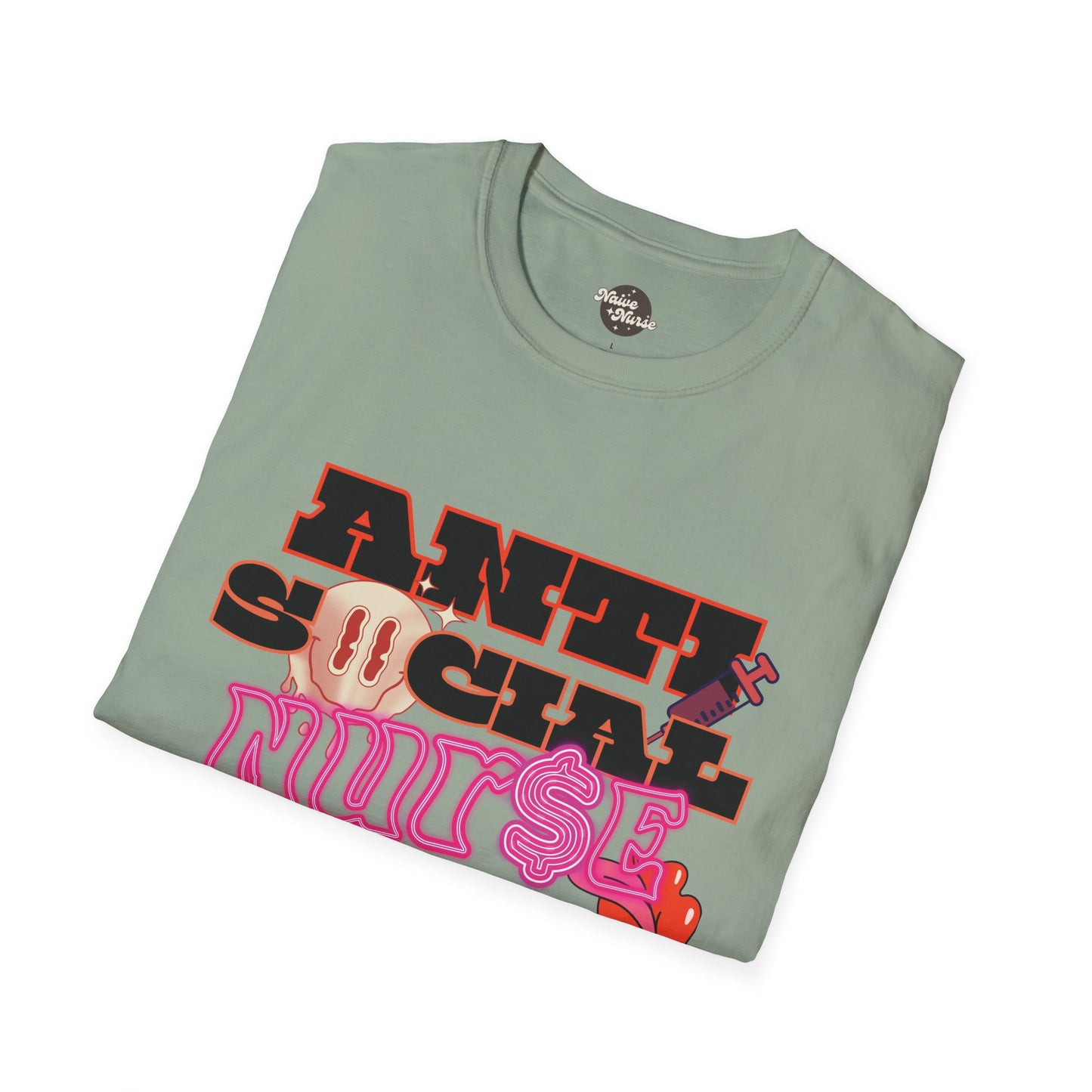 ANTISOCIAL NURSE CLUB | Unisex Softstyle T-Shirt