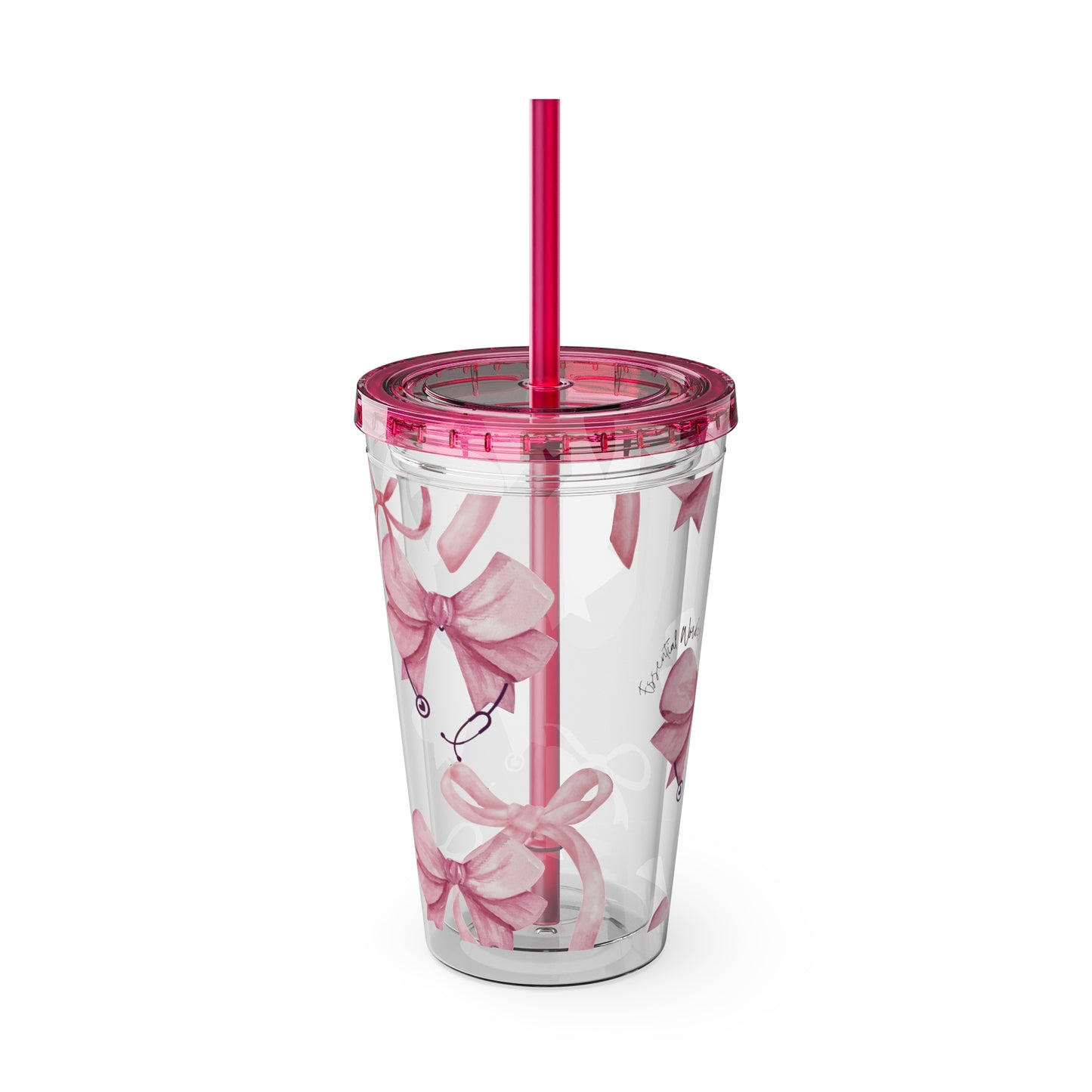 ESSENTIAL BOW | Tumbler with Straw