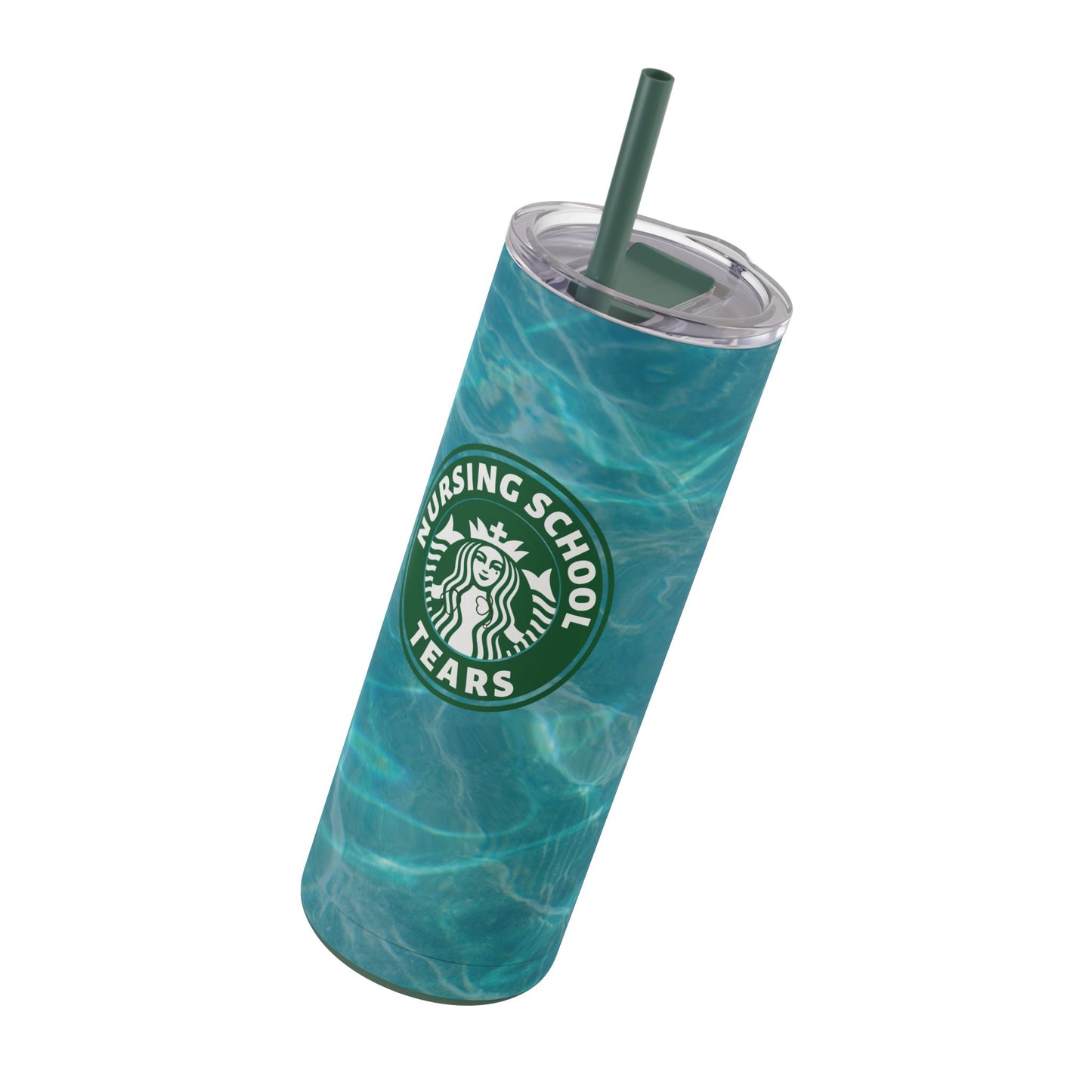 NURSING SCHOOL TEARS | Skinny Matte Tumbler, 20oz