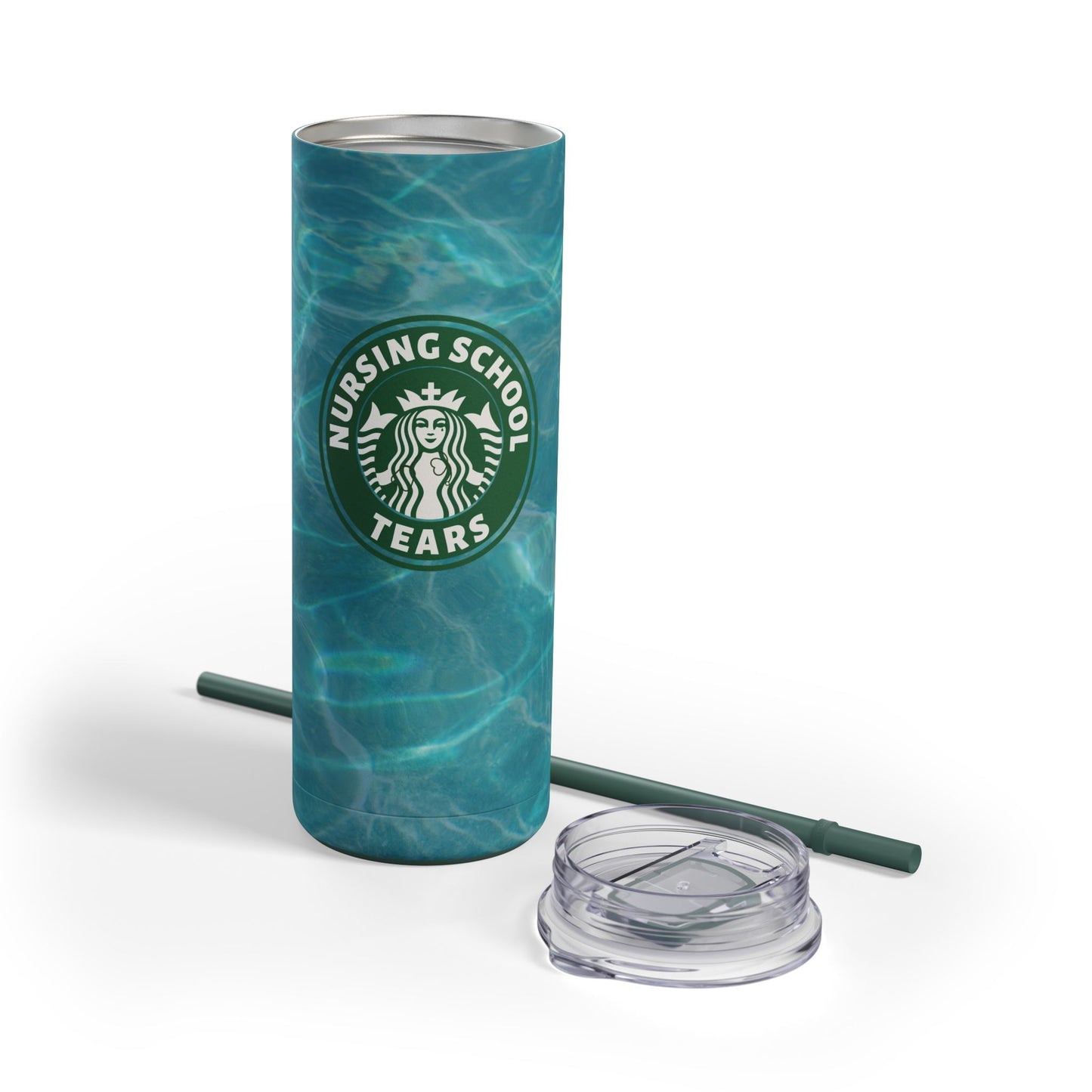 NURSING SCHOOL TEARS | Skinny Matte Tumbler, 20oz