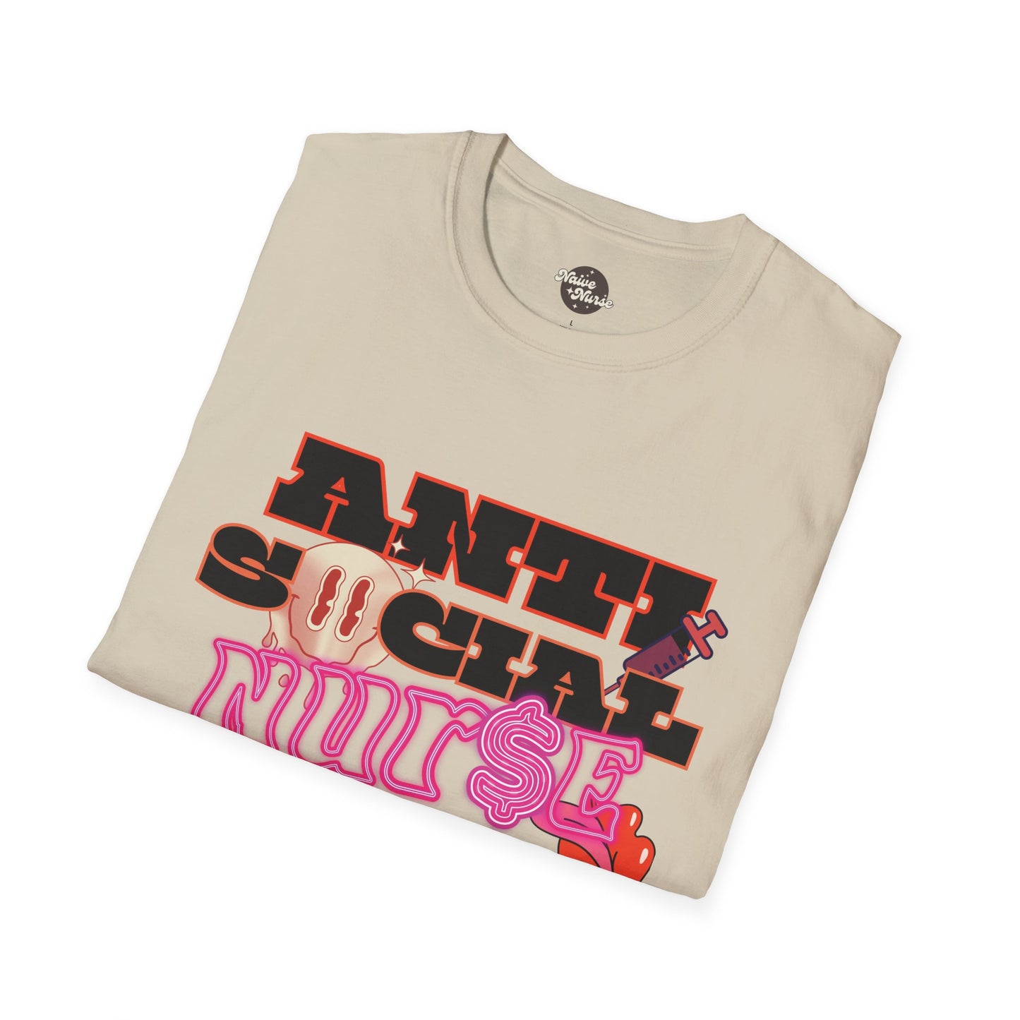 ANTISOCIAL NURSE CLUB | Unisex Softstyle T-Shirt