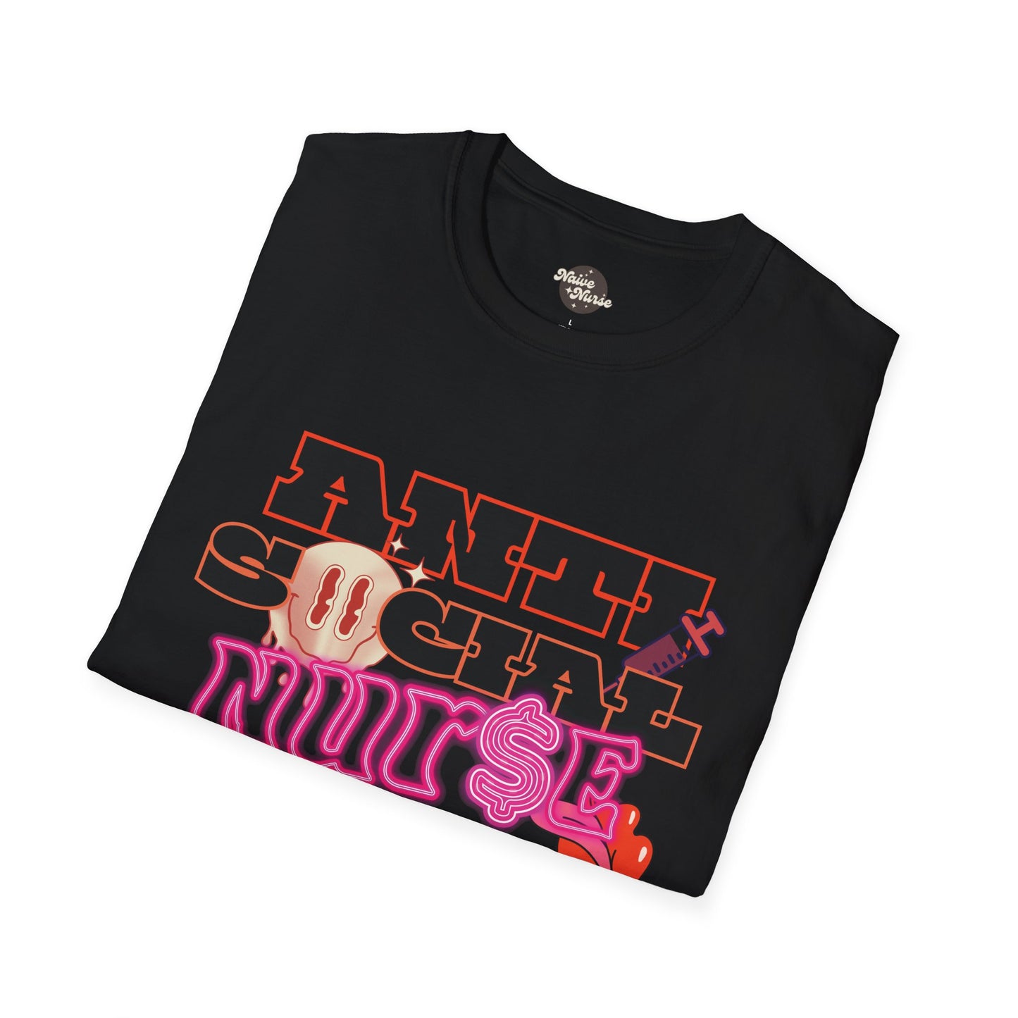 ANTISOCIAL NURSE CLUB | Unisex Softstyle T-Shirt