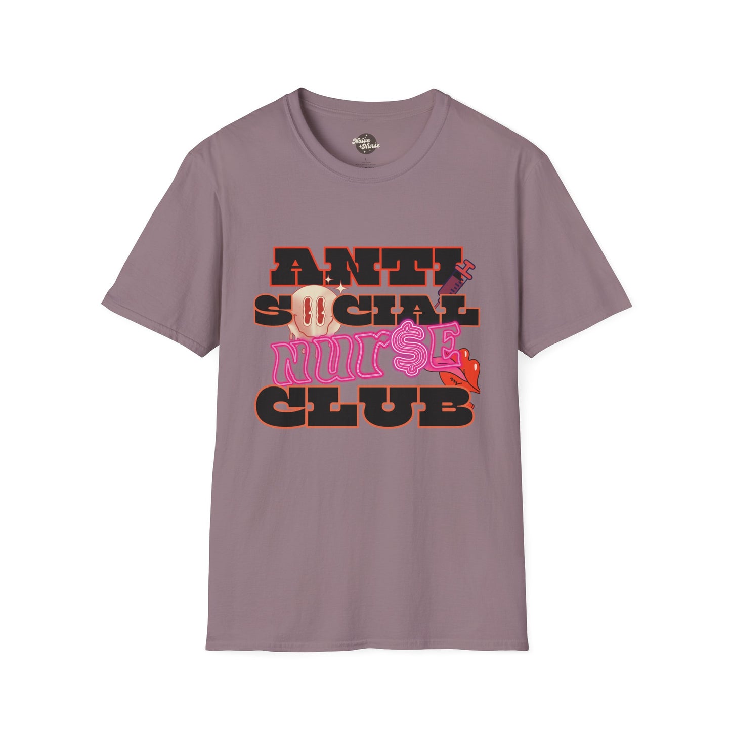 ANTISOCIAL NURSE CLUB | Unisex Softstyle T-Shirt