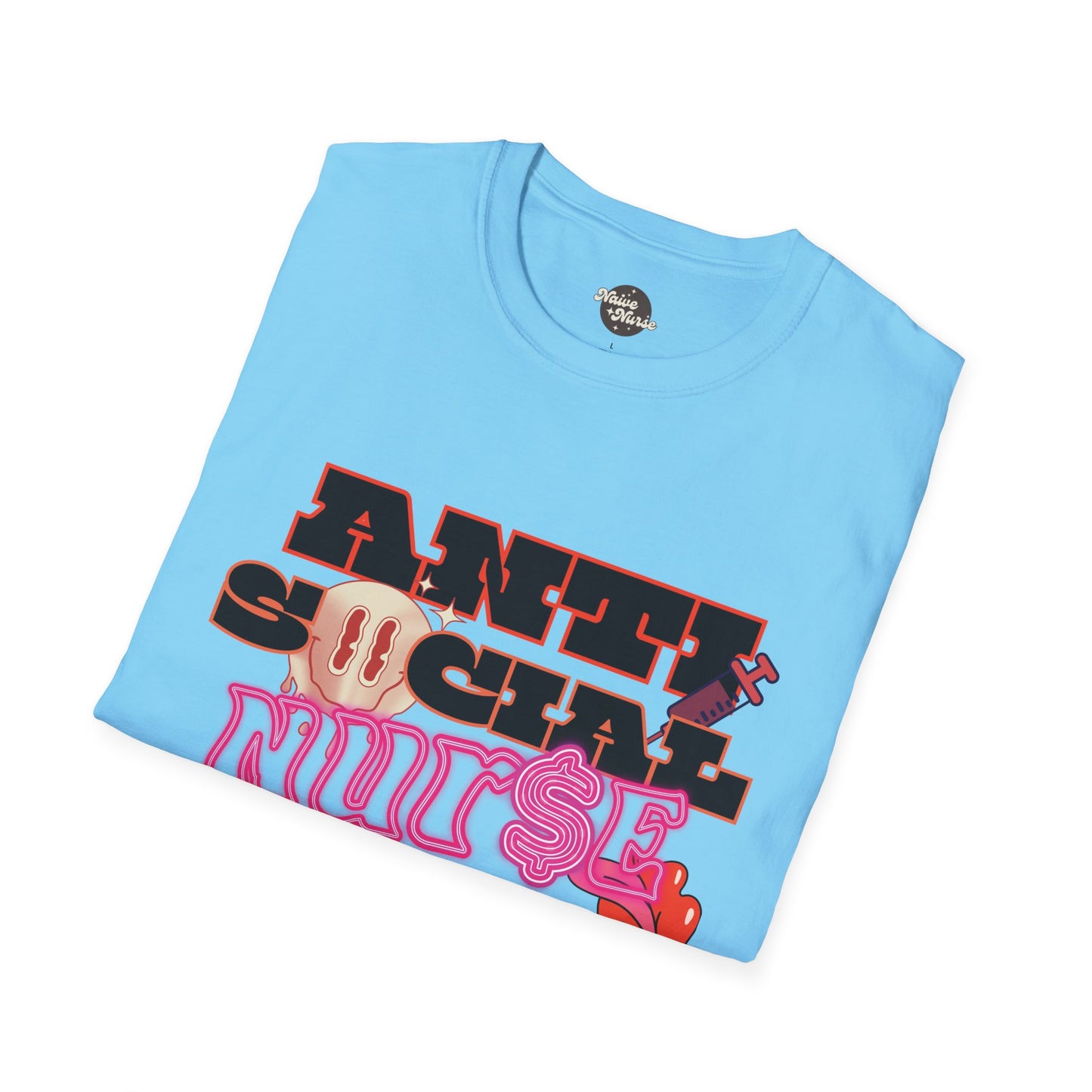 ANTISOCIAL NURSE CLUB | Unisex Softstyle T-Shirt