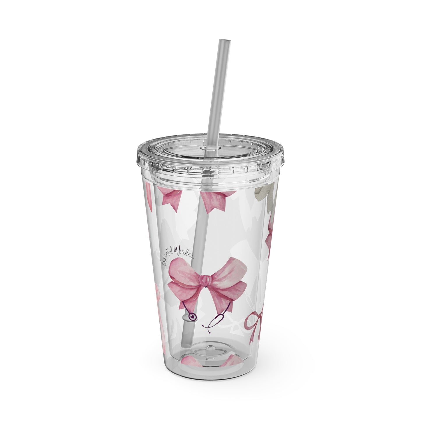ESSENTIAL BOW | Tumbler with Straw