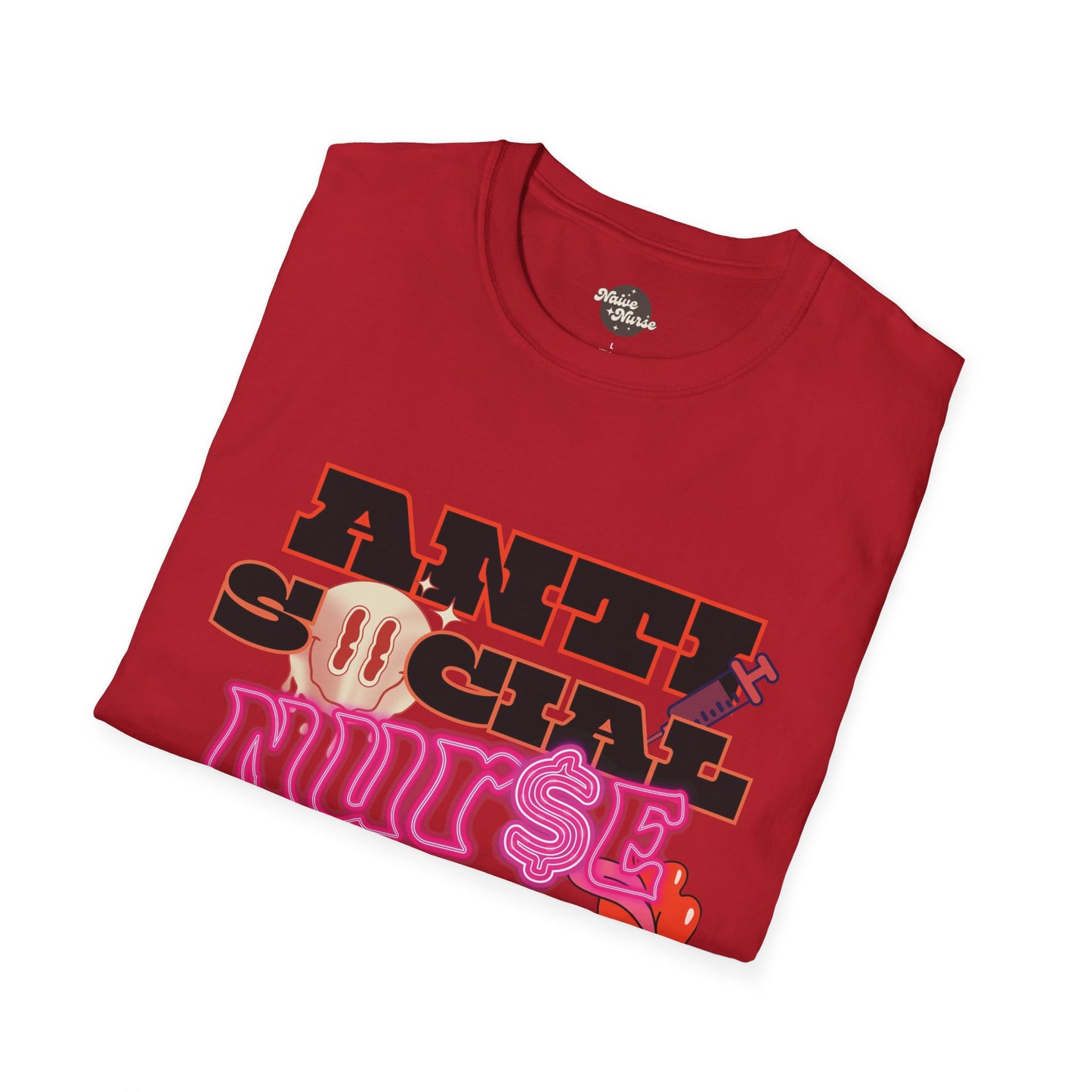 ANTISOCIAL NURSE CLUB | Unisex Softstyle T-Shirt