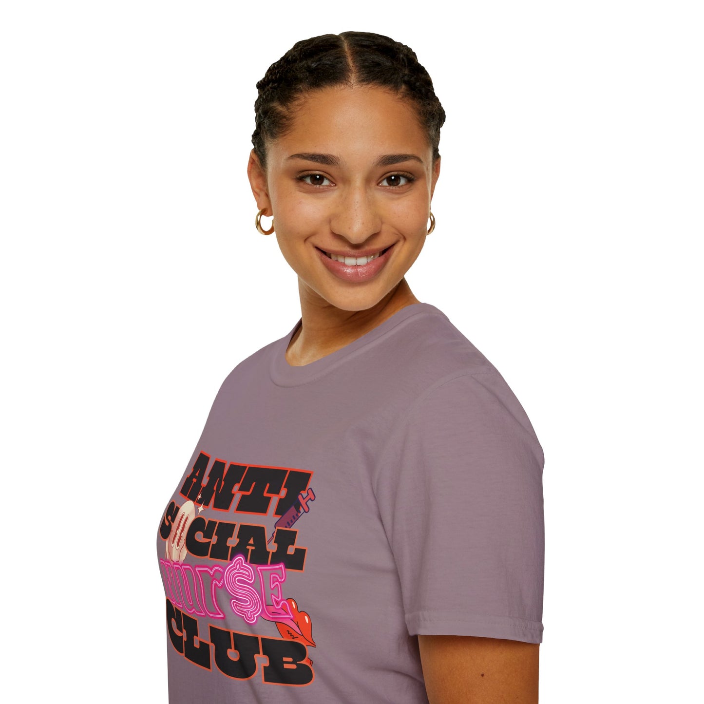 ANTISOCIAL NURSE CLUB | Unisex Softstyle T-Shirt
