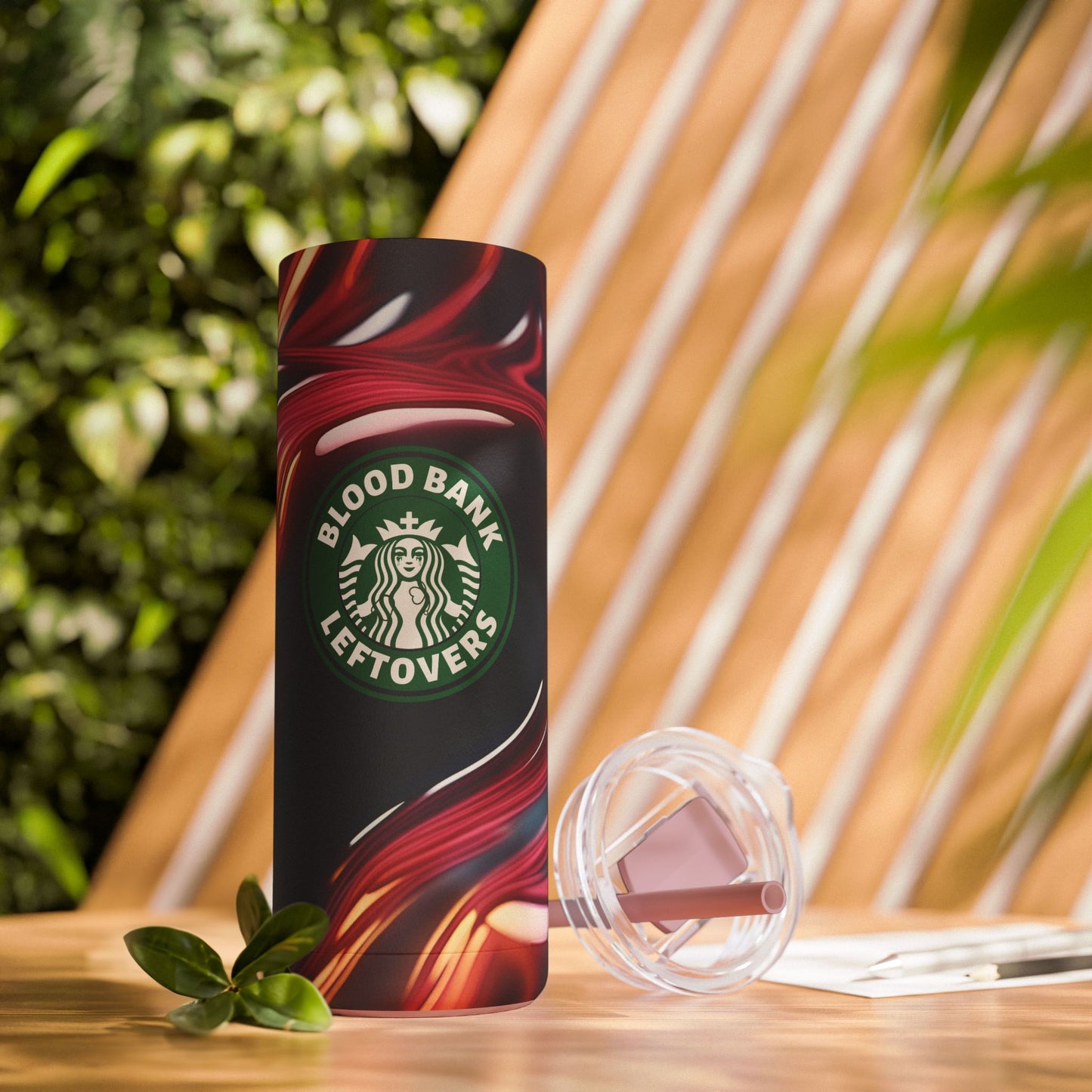 BLOOD BANK LEFTOVERS | Skinny Matte Tumbler, 20oz