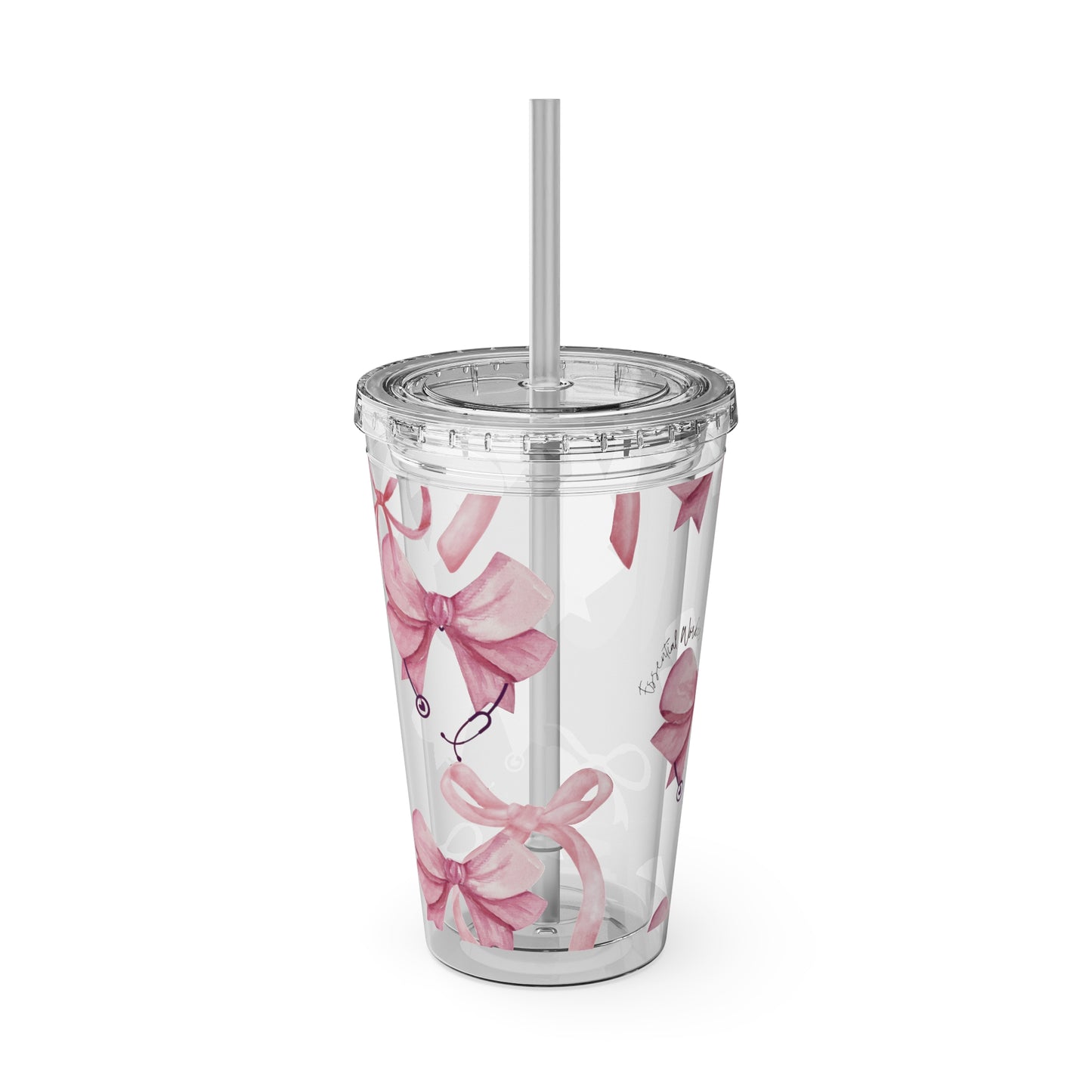 ESSENTIAL BOW | Tumbler with Straw