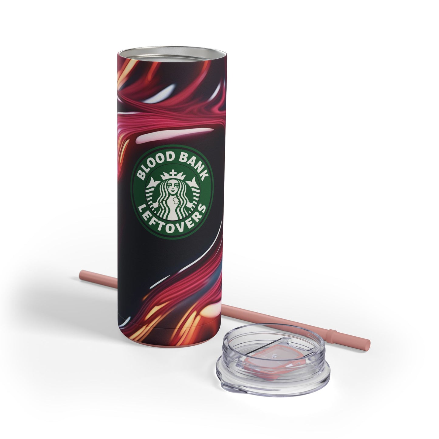 BLOOD BANK LEFTOVERS | Skinny Matte Tumbler, 20oz
