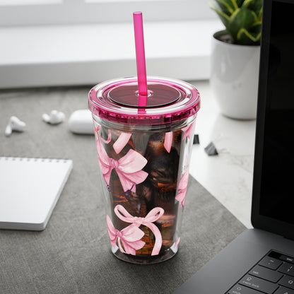 ESSENTIAL BOW | Tumbler with Straw