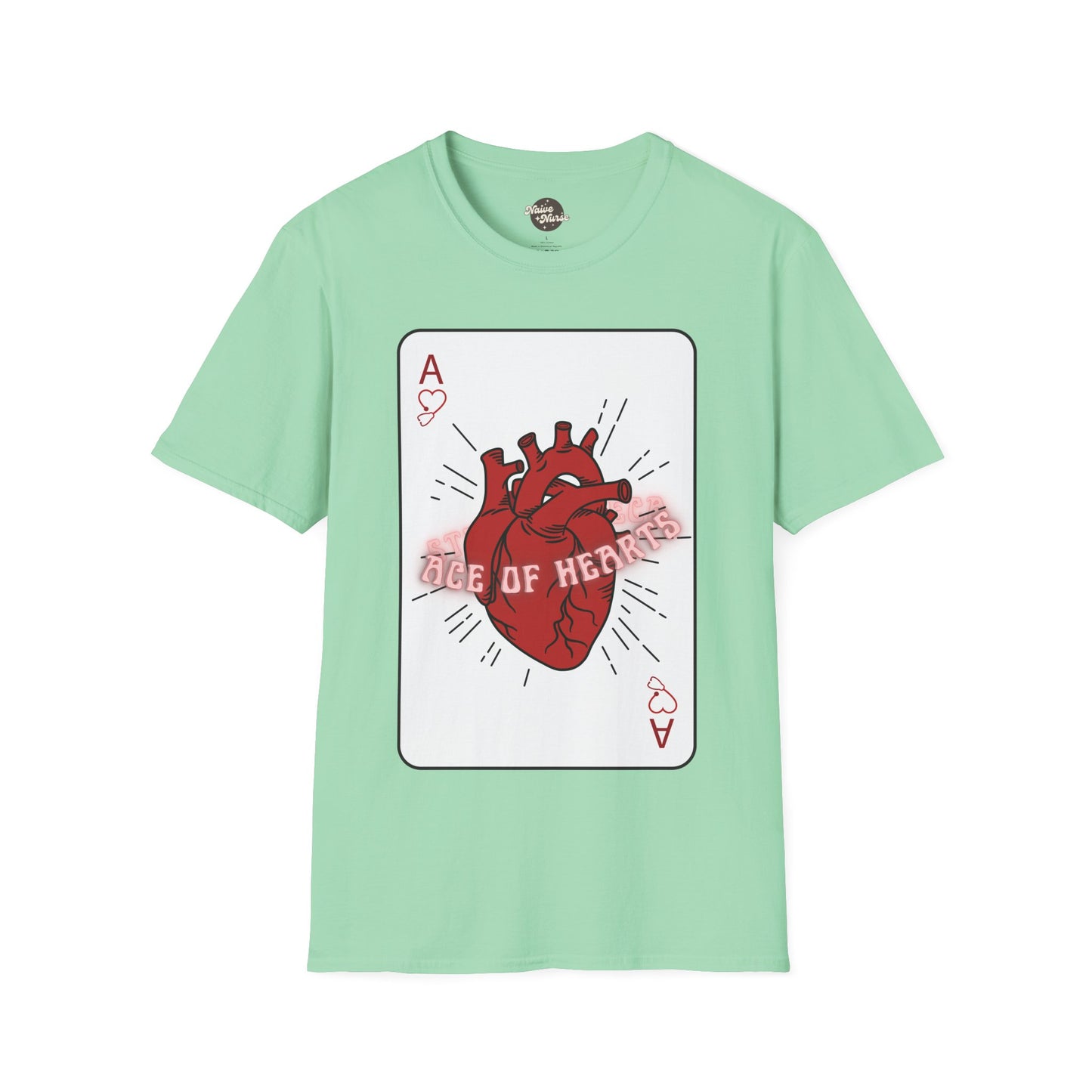 ACE OF HEARTS | Unisex Softstyle T-Shirt