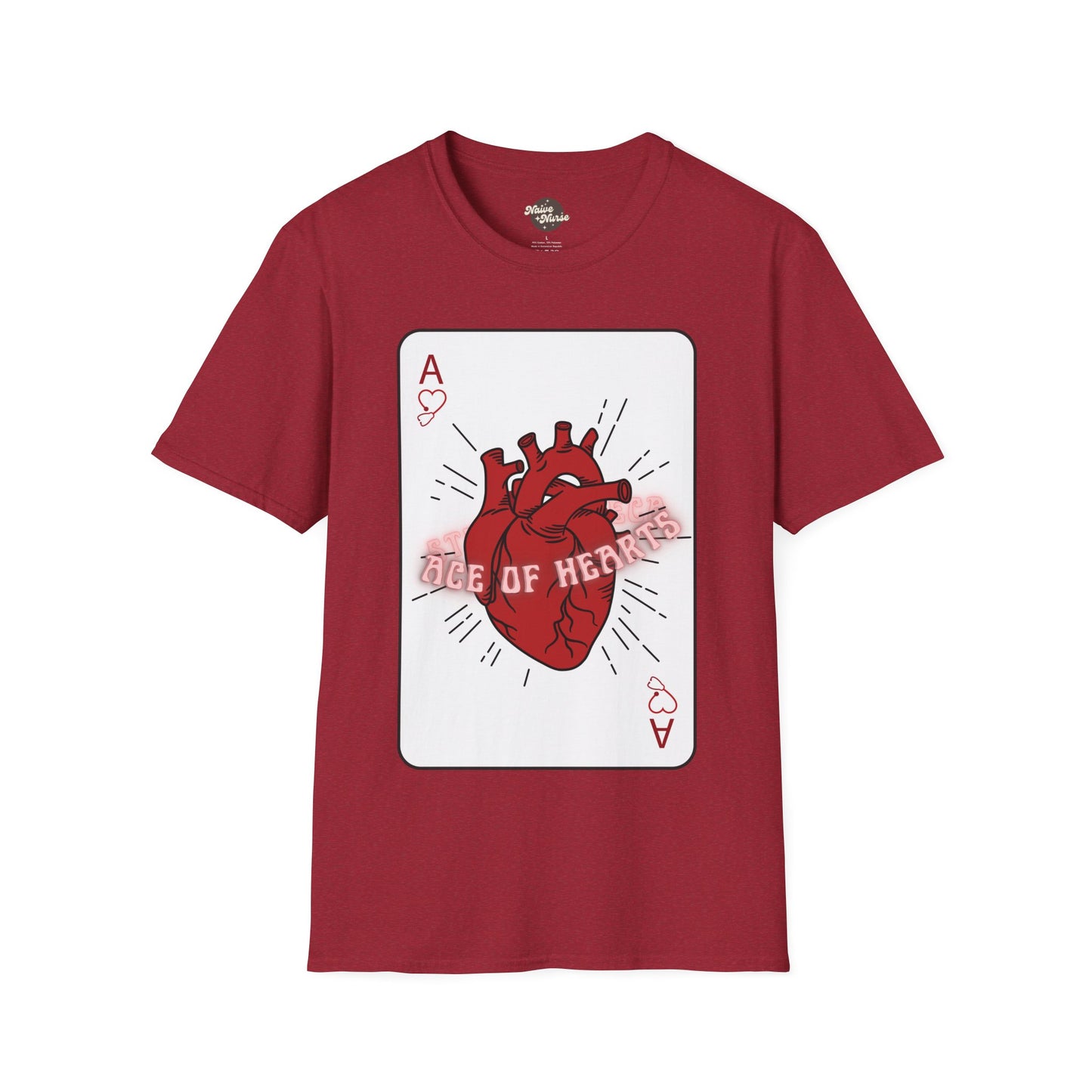 ACE OF HEARTS | Unisex Softstyle T-Shirt