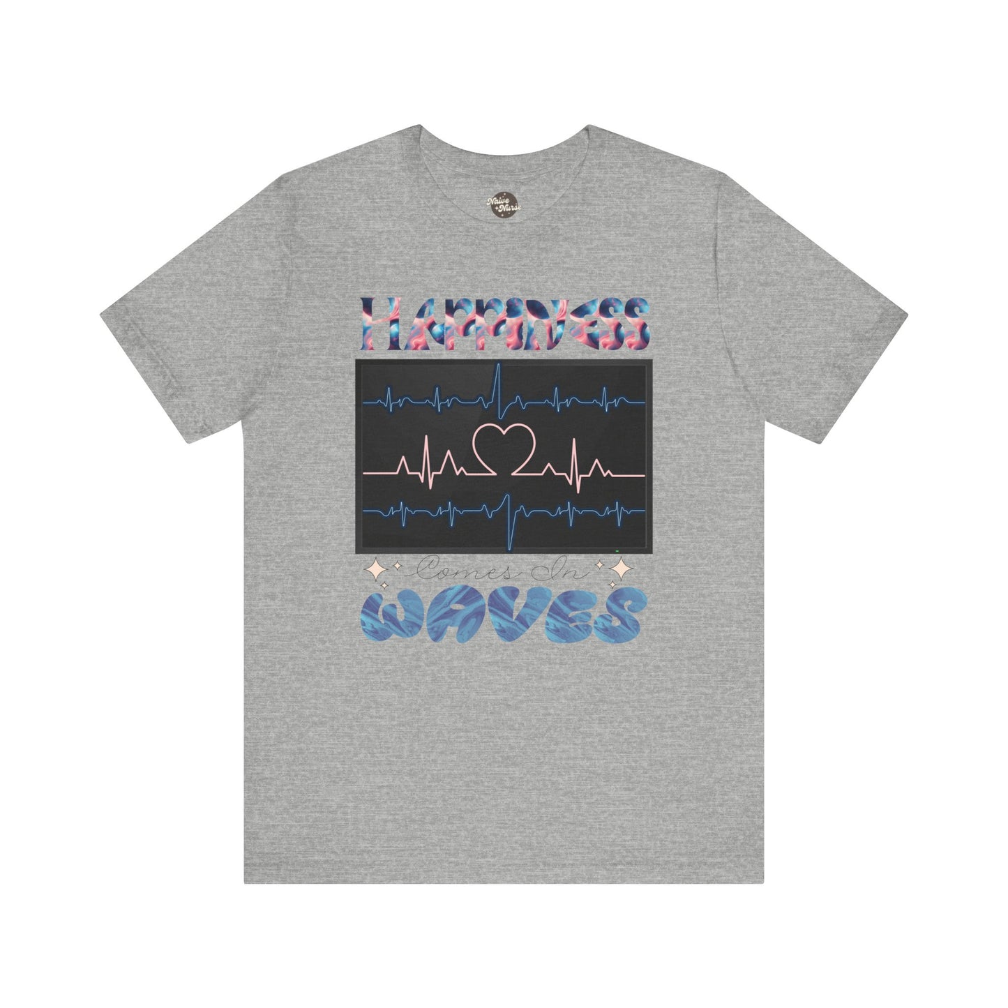 HAPPINESS IN WAVES | Unisex Jersey Short Sleeve Tee