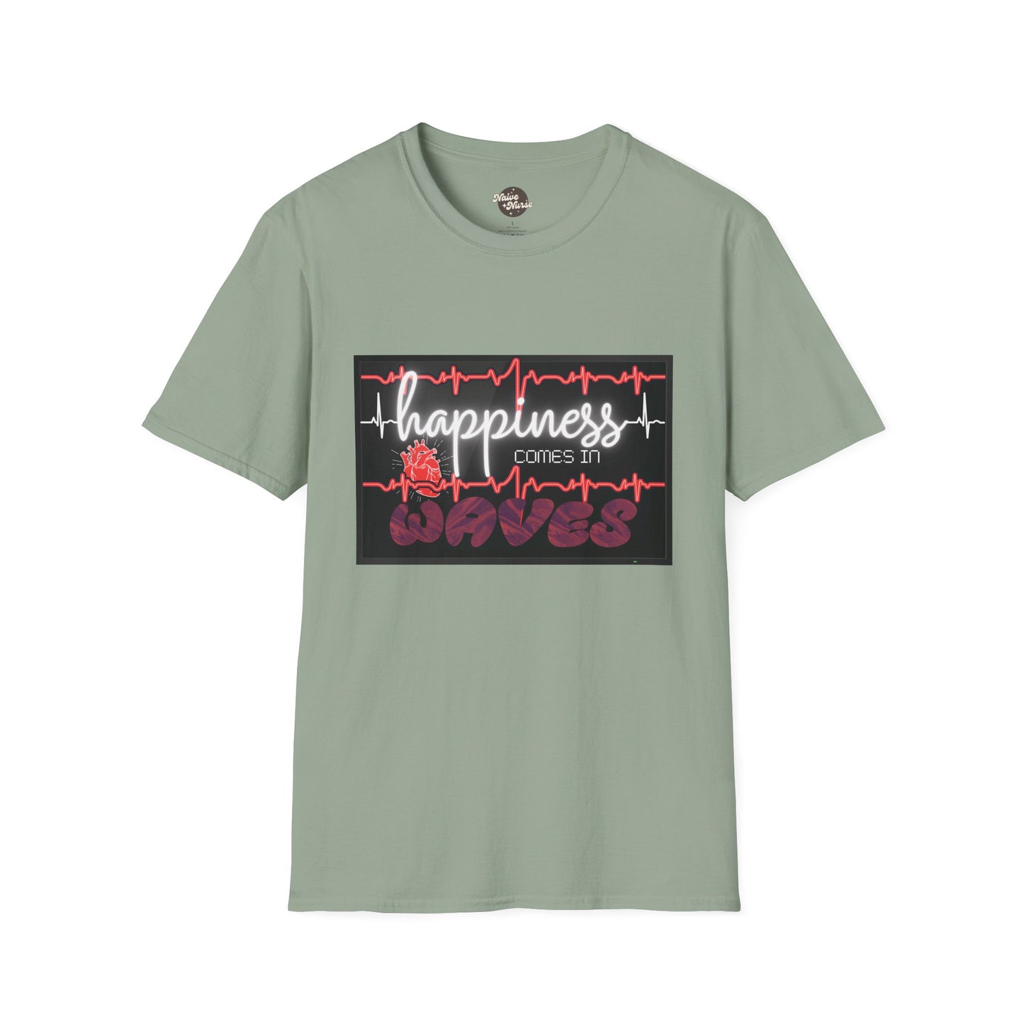 HAPPINESS IN WAVES | Unisex Softstyle T-Shirt