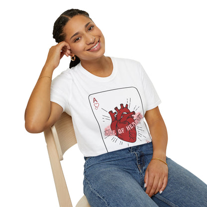 ACE OF HEARTS | Unisex Softstyle T-Shirt