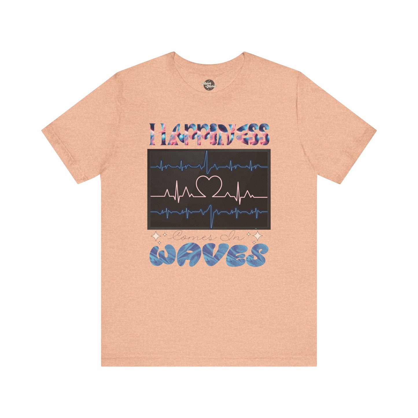 HAPPINESS IN WAVES | Unisex Jersey Short Sleeve Tee