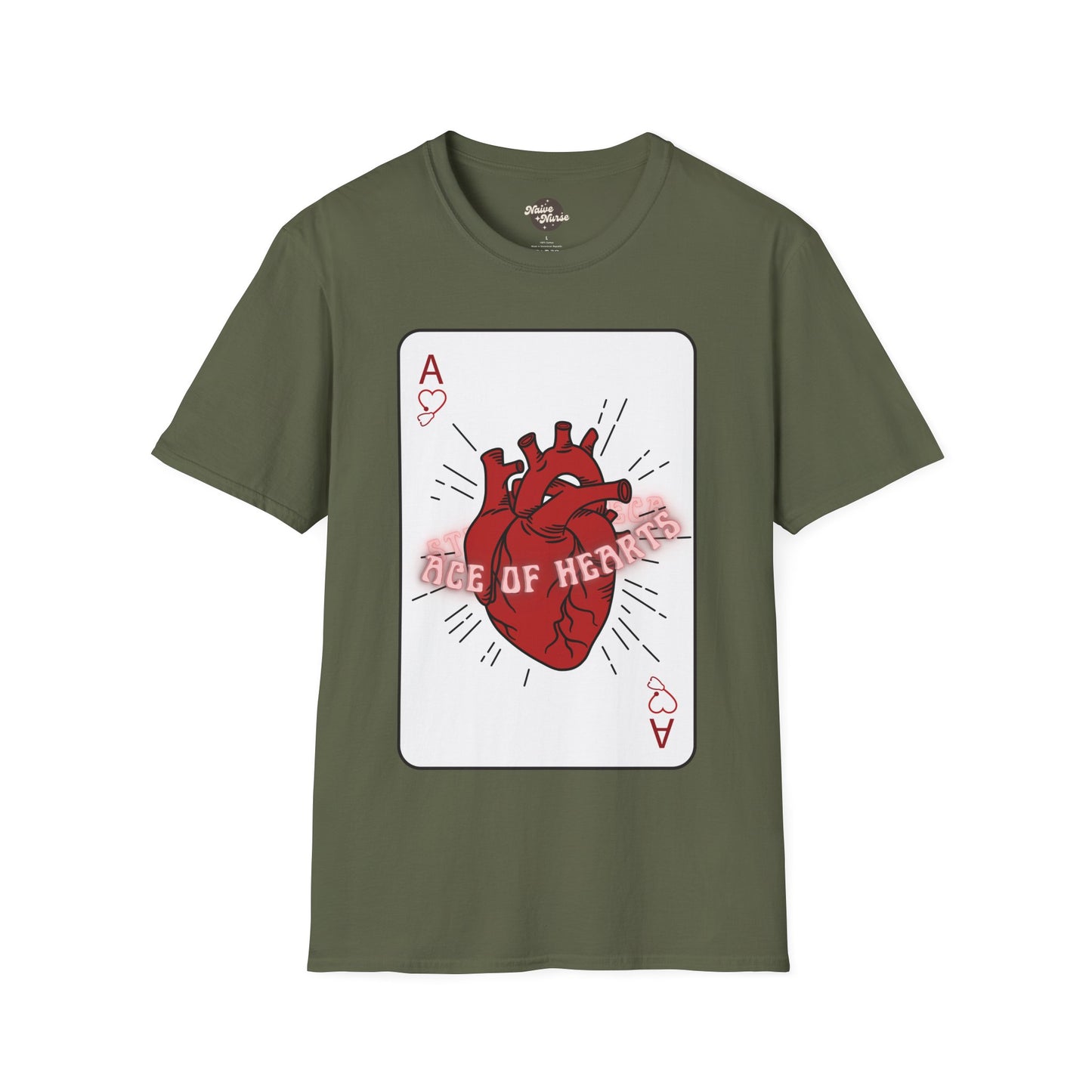 ACE OF HEARTS | Unisex Softstyle T-Shirt