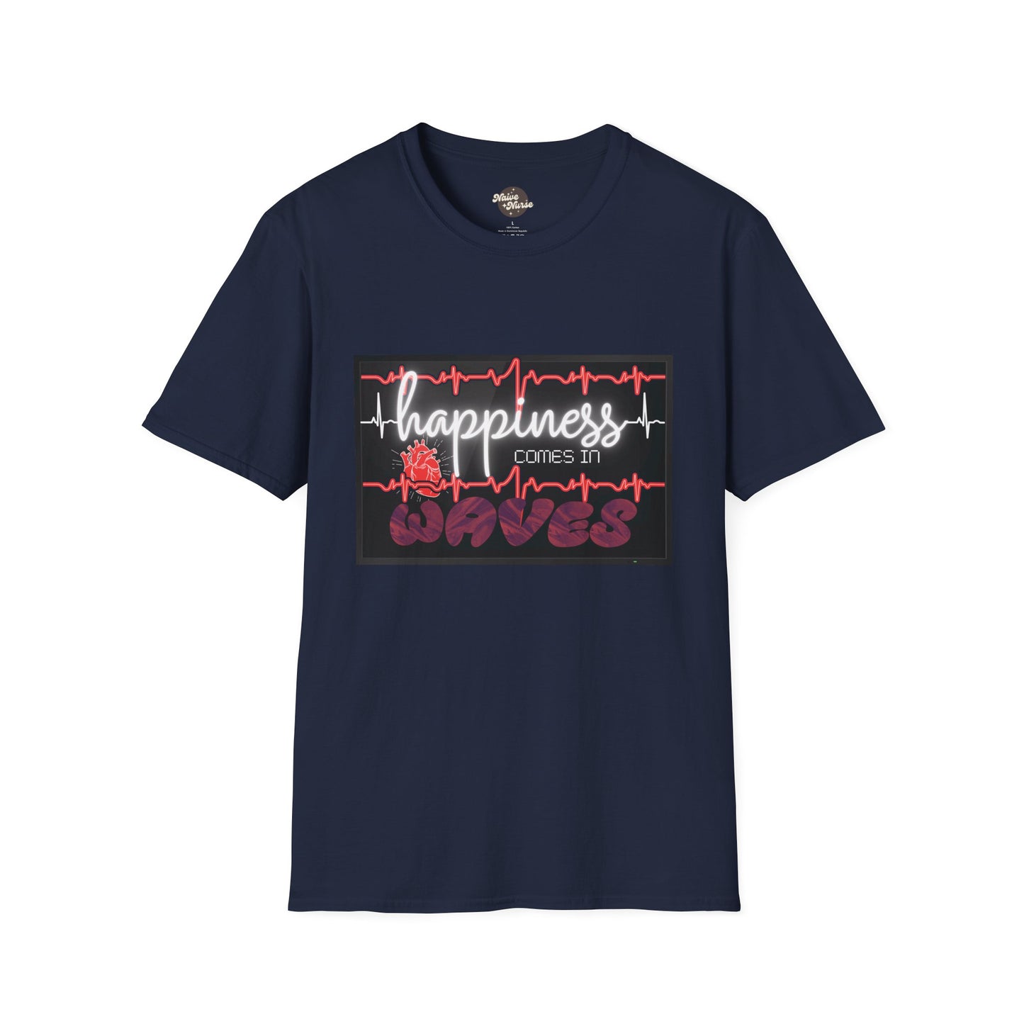 HAPPINESS IN WAVES | Unisex Softstyle T-Shirt