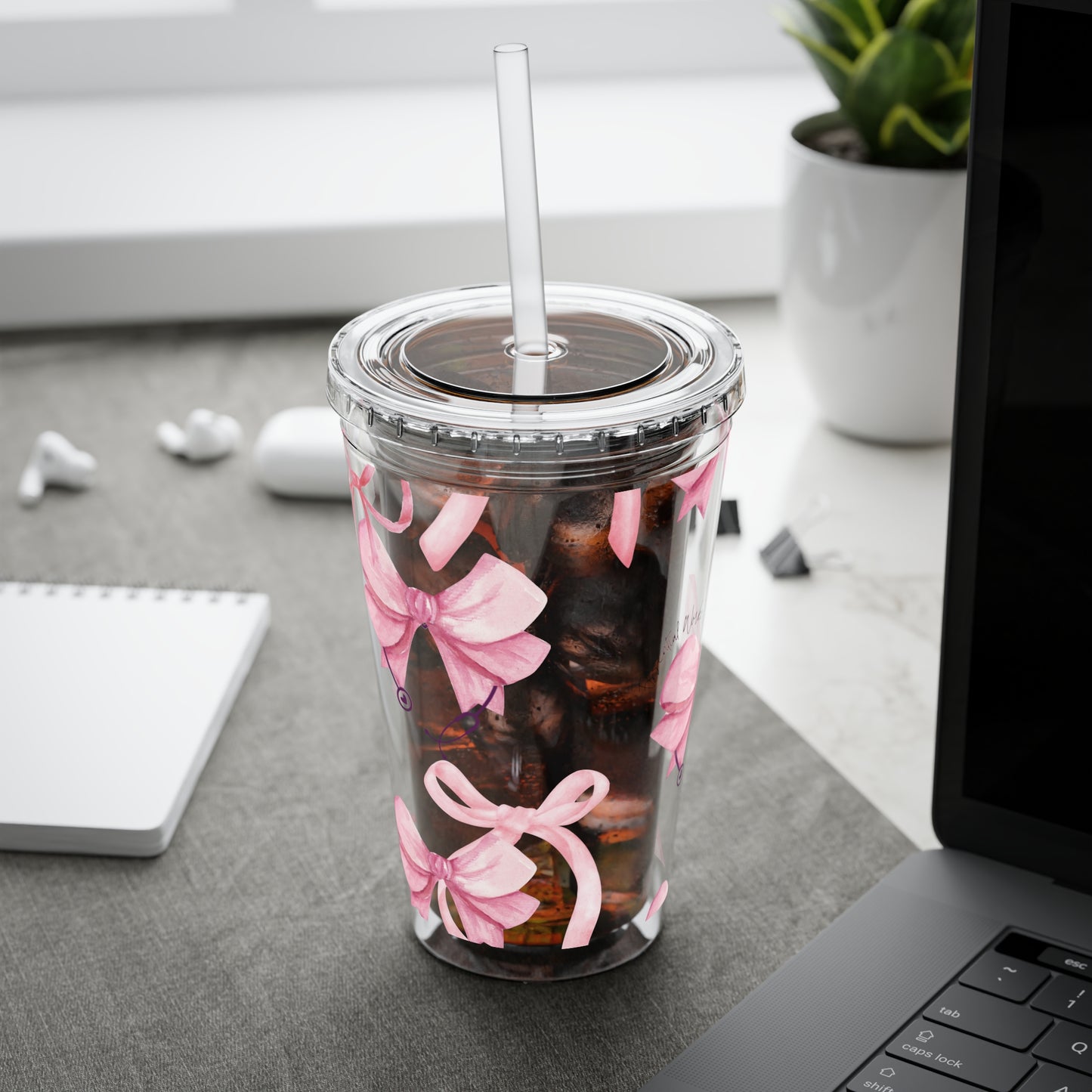 ESSENTIAL BOW | Tumbler with Straw