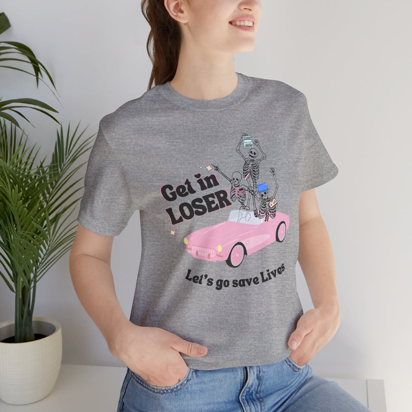 GET IN LOSER | Unisex Jersey Short Sleeve Tee