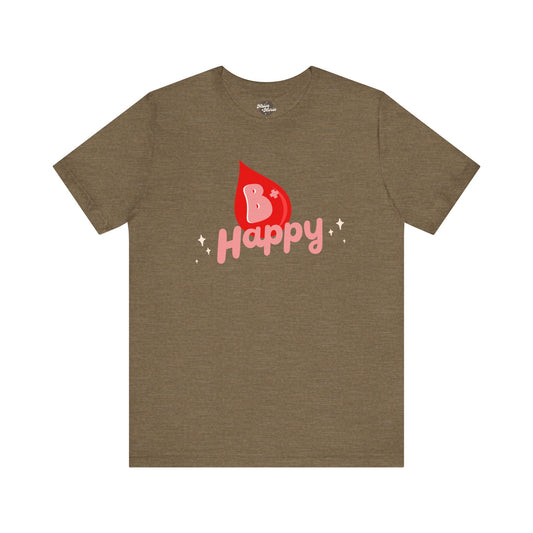 B HAPPY | Unisex Jersey Short Sleeve Tee