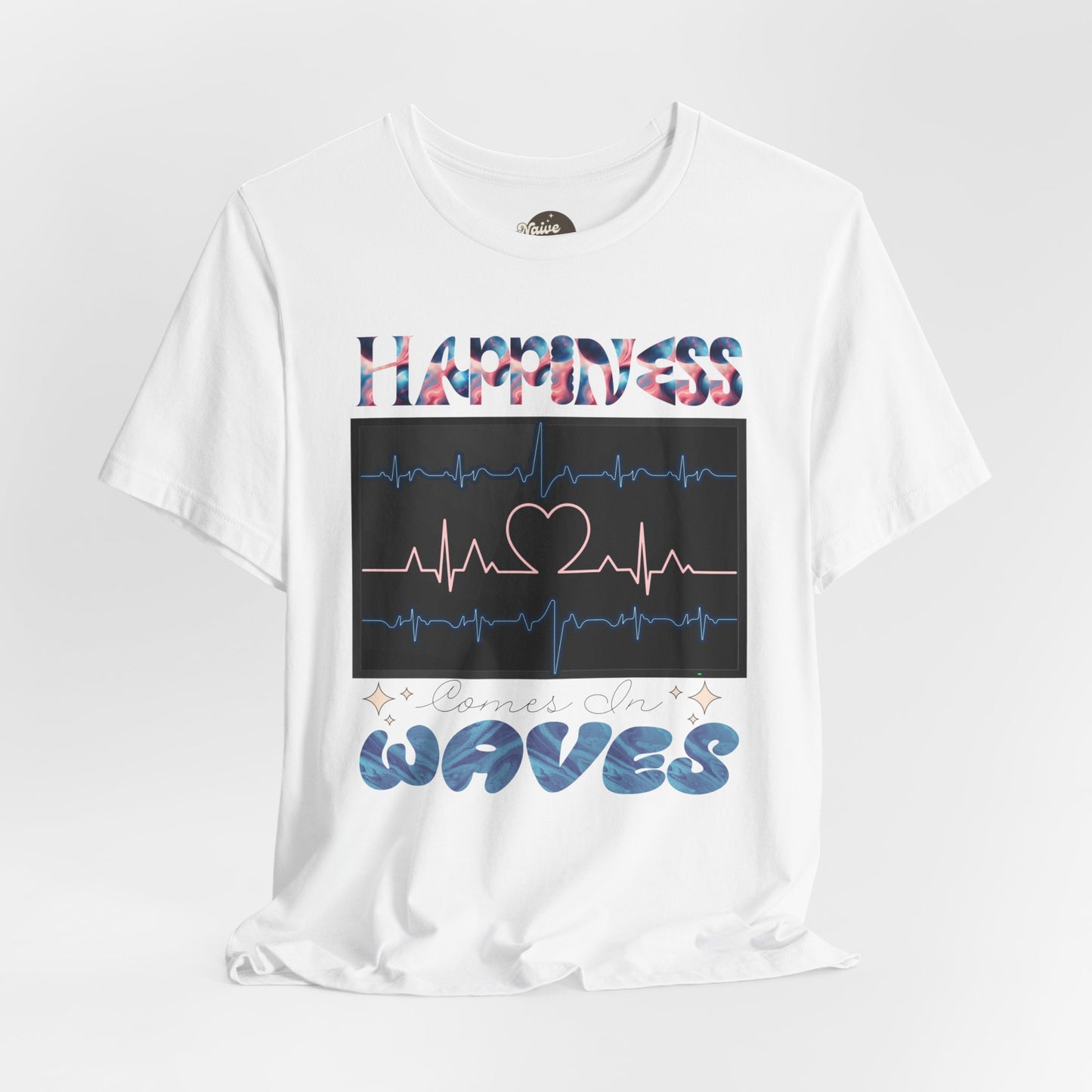 HAPPINESS IN WAVES | Unisex Jersey Short Sleeve Tee