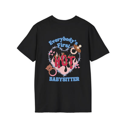 FIRST BABYSITTER (TECH) | Unisex Softstyle T-Shirt