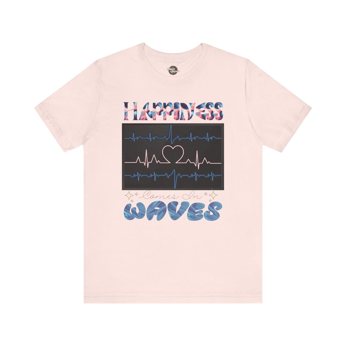 HAPPINESS IN WAVES | Unisex Jersey Short Sleeve Tee