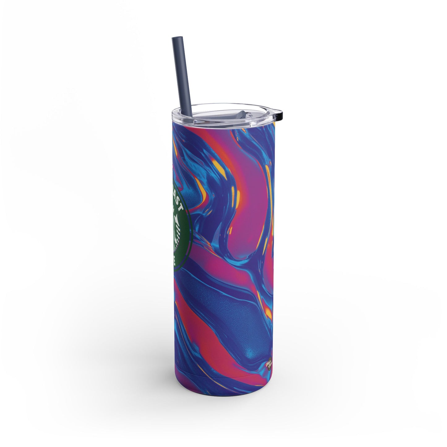 CONTRAST DYE | Skinny Matte Tumbler, 20oz