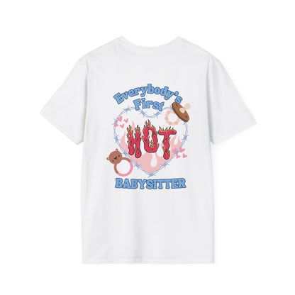 FIRST BABYSITTER | Unisex Softstyle T-Shirt