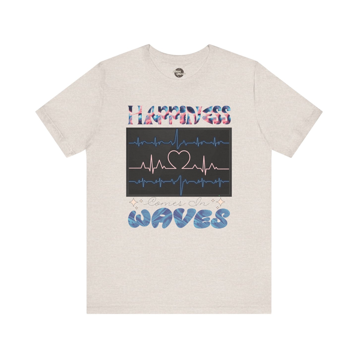 HAPPINESS IN WAVES | Unisex Jersey Short Sleeve Tee