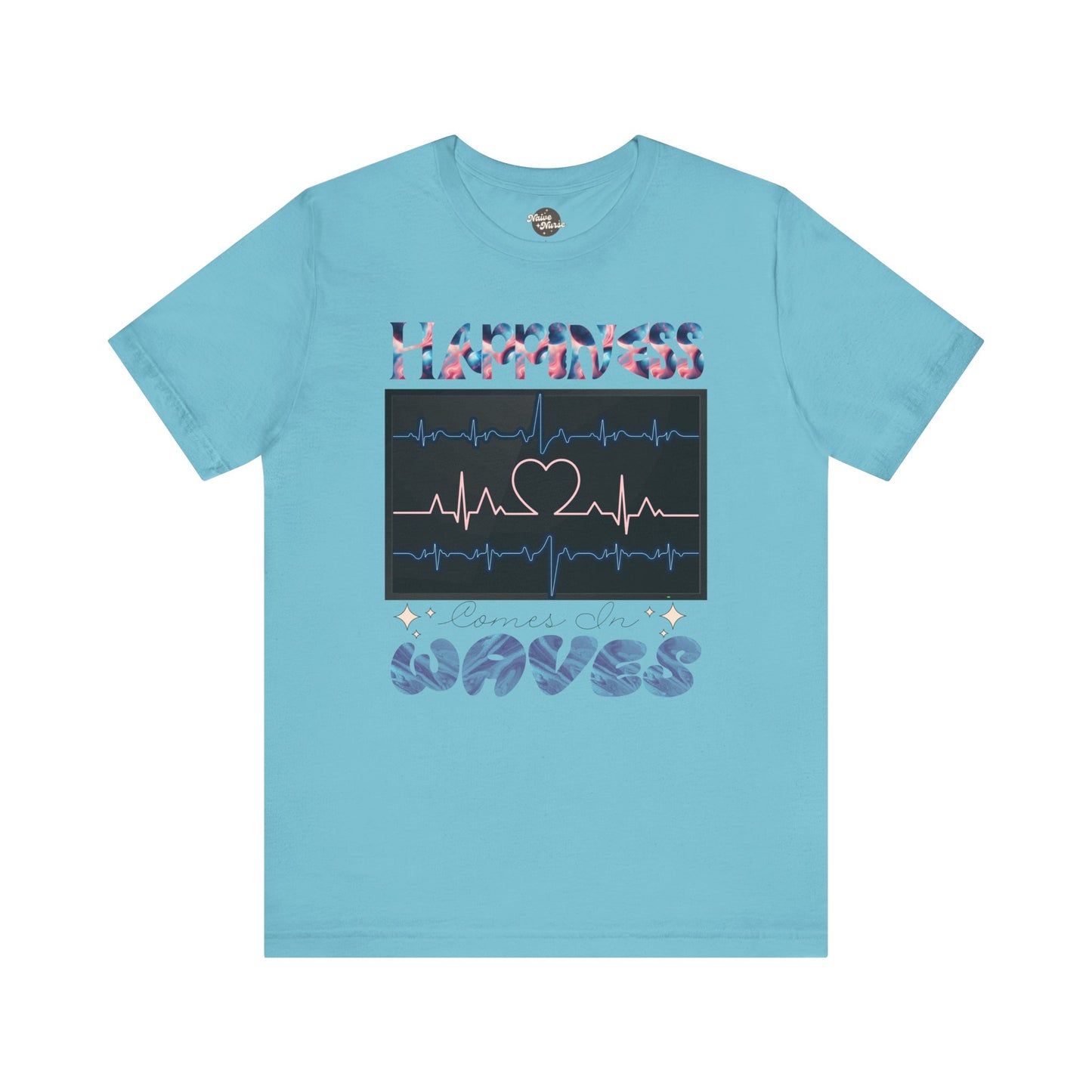 HAPPINESS IN WAVES | Unisex Jersey Short Sleeve Tee