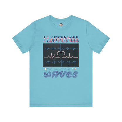 HAPPINESS IN WAVES | Unisex Jersey Short Sleeve Tee