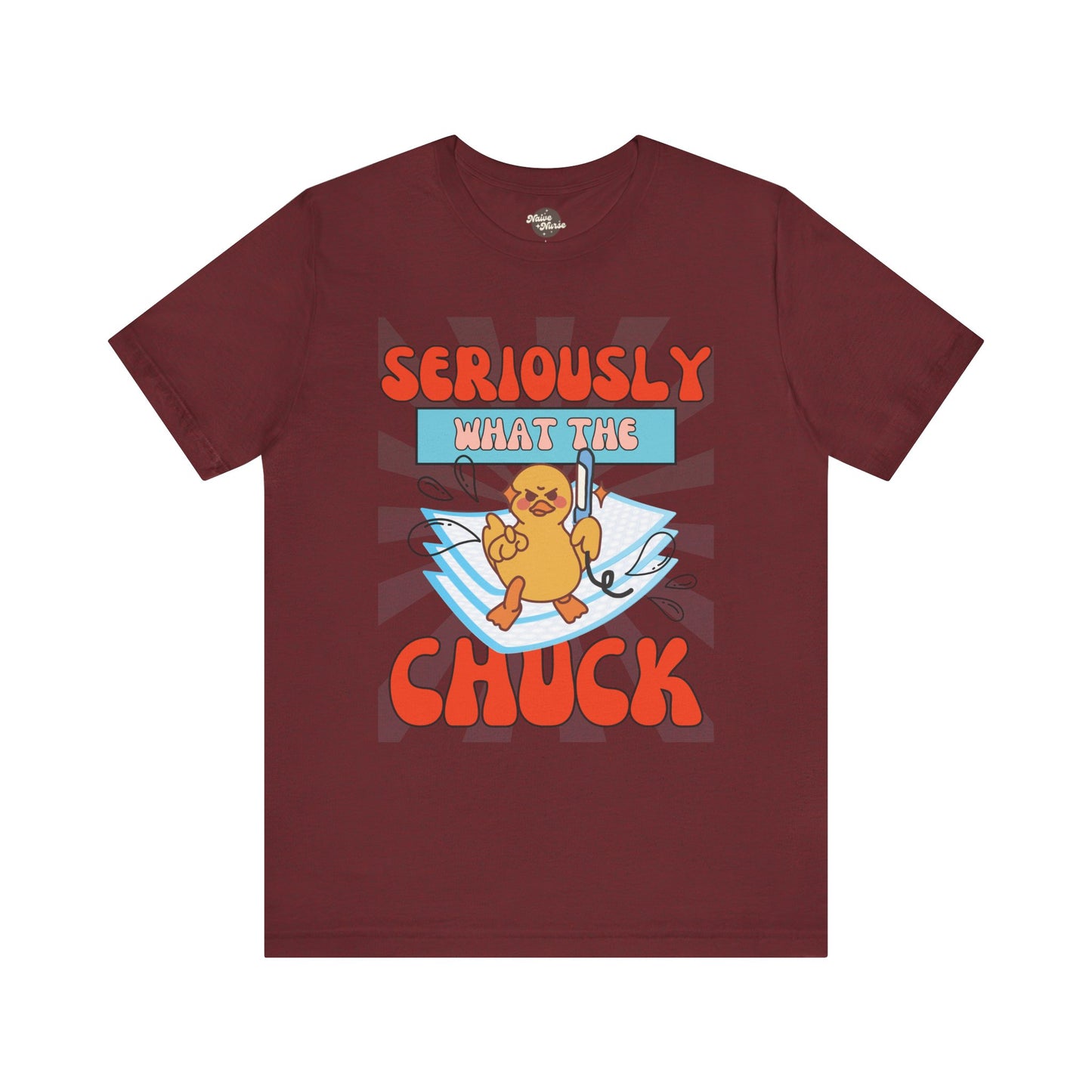 WHAT THE CHUCK | Unisex Jersey Short Sleeve Tee